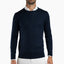 SEVEN DIALS Gebreide Ronde Hals Trui Donkerblauw | Denley