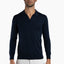 SEVEN DIALS Gebreide Buttonless Polotrui Blauw | Wyot