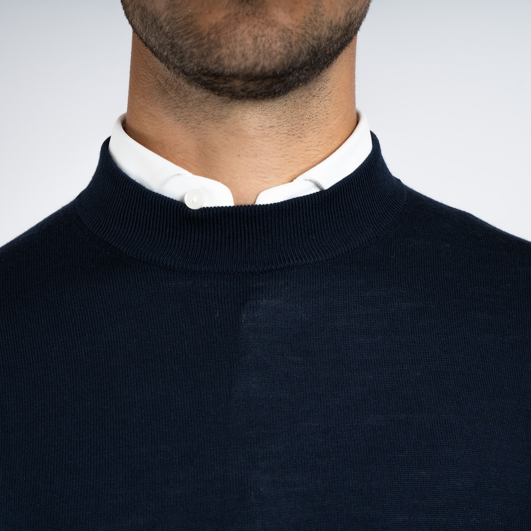 SEVEN DIALS Gebreide Turtleneck Trui Blauw | Goy