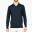 SEVEN DIALS Gebreide Buttonless Polotrui Donkerblauw | Blake
