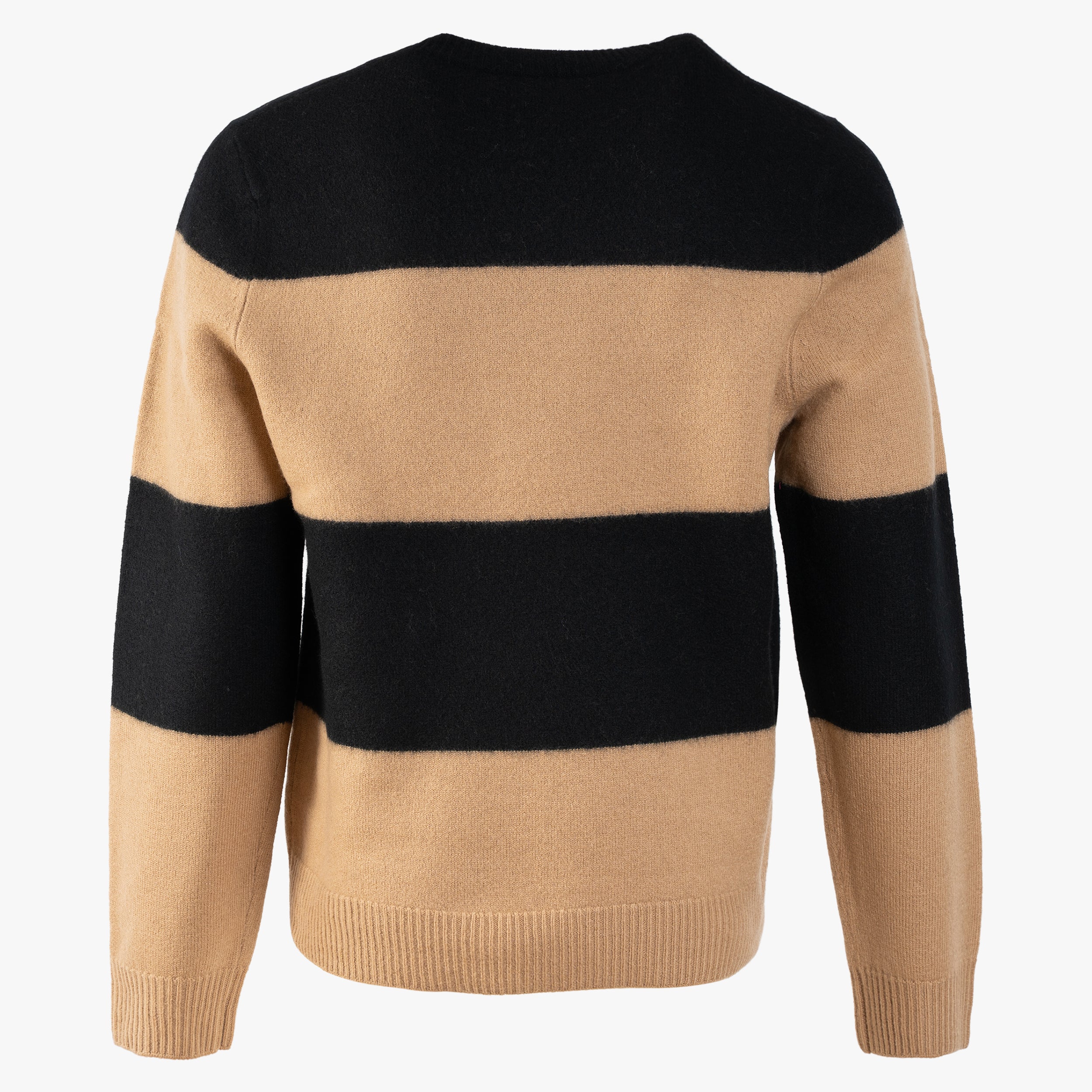 A.P.C. Gebreide Trui Zwart / Camel | Edwardo