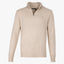 Ralph Lauren Gebreide Trui met Rits Beige | Cotton Mockneck