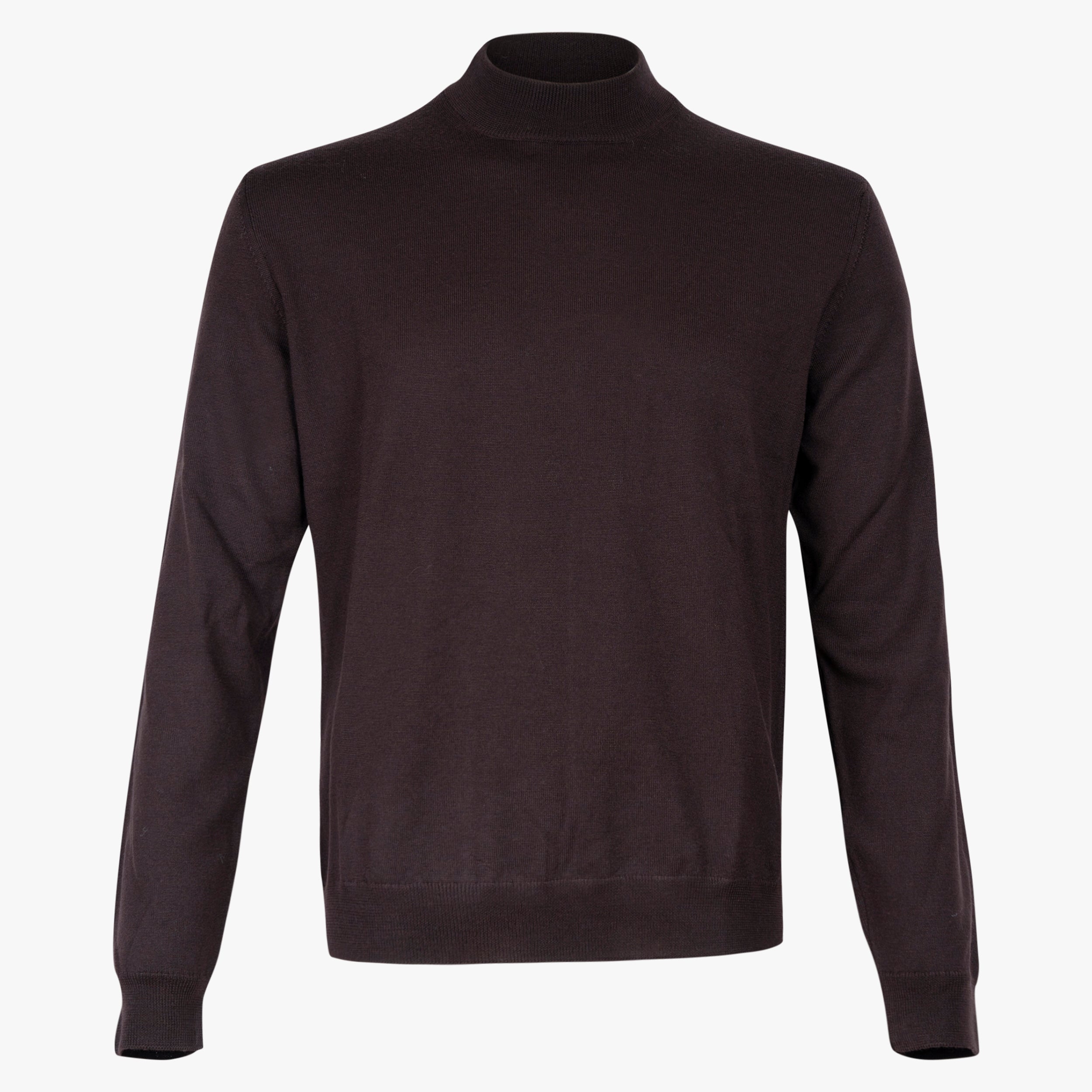 Zanone Turleneck Trui Bruin | Merino