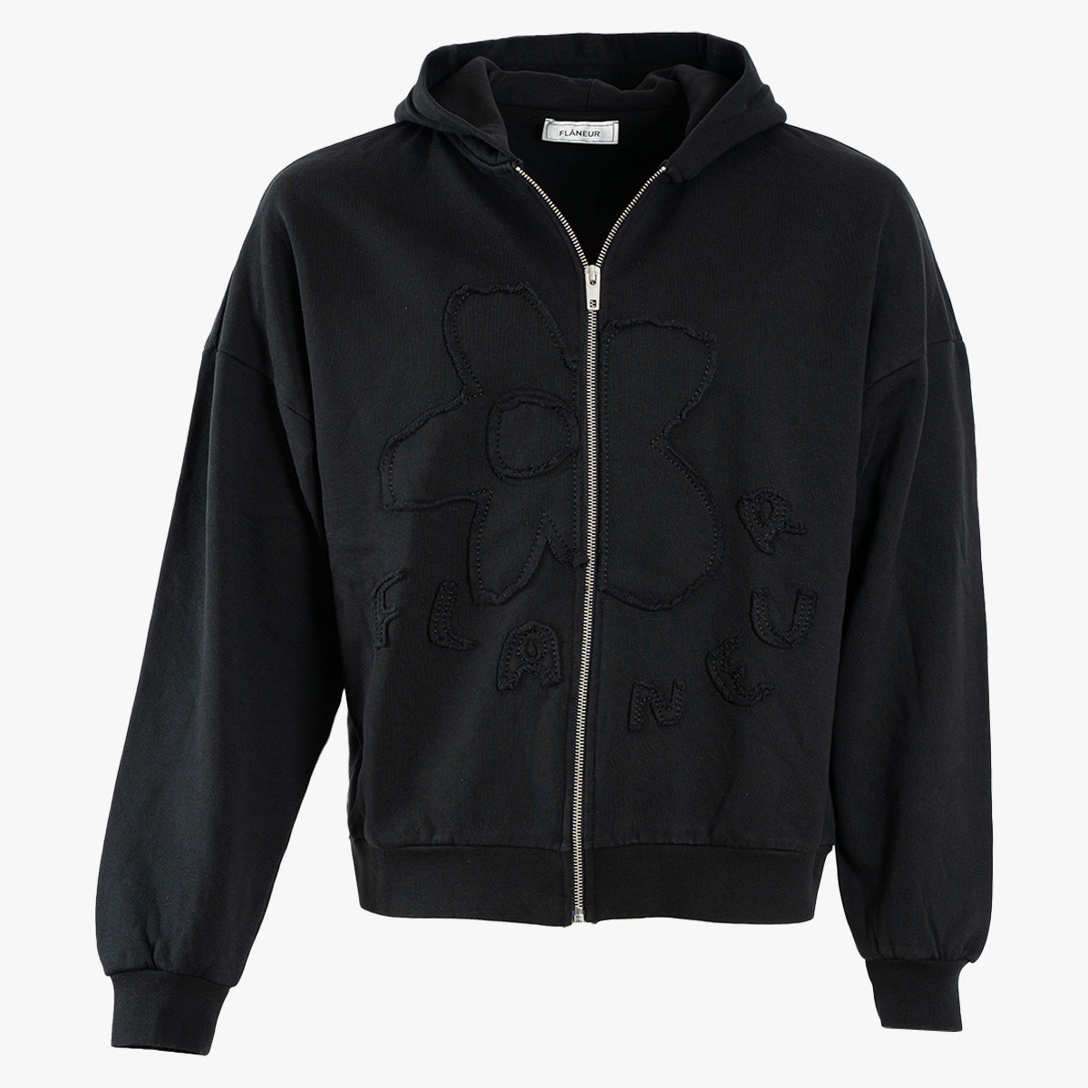 Flaneur Vest Zwart | Blossom Patches