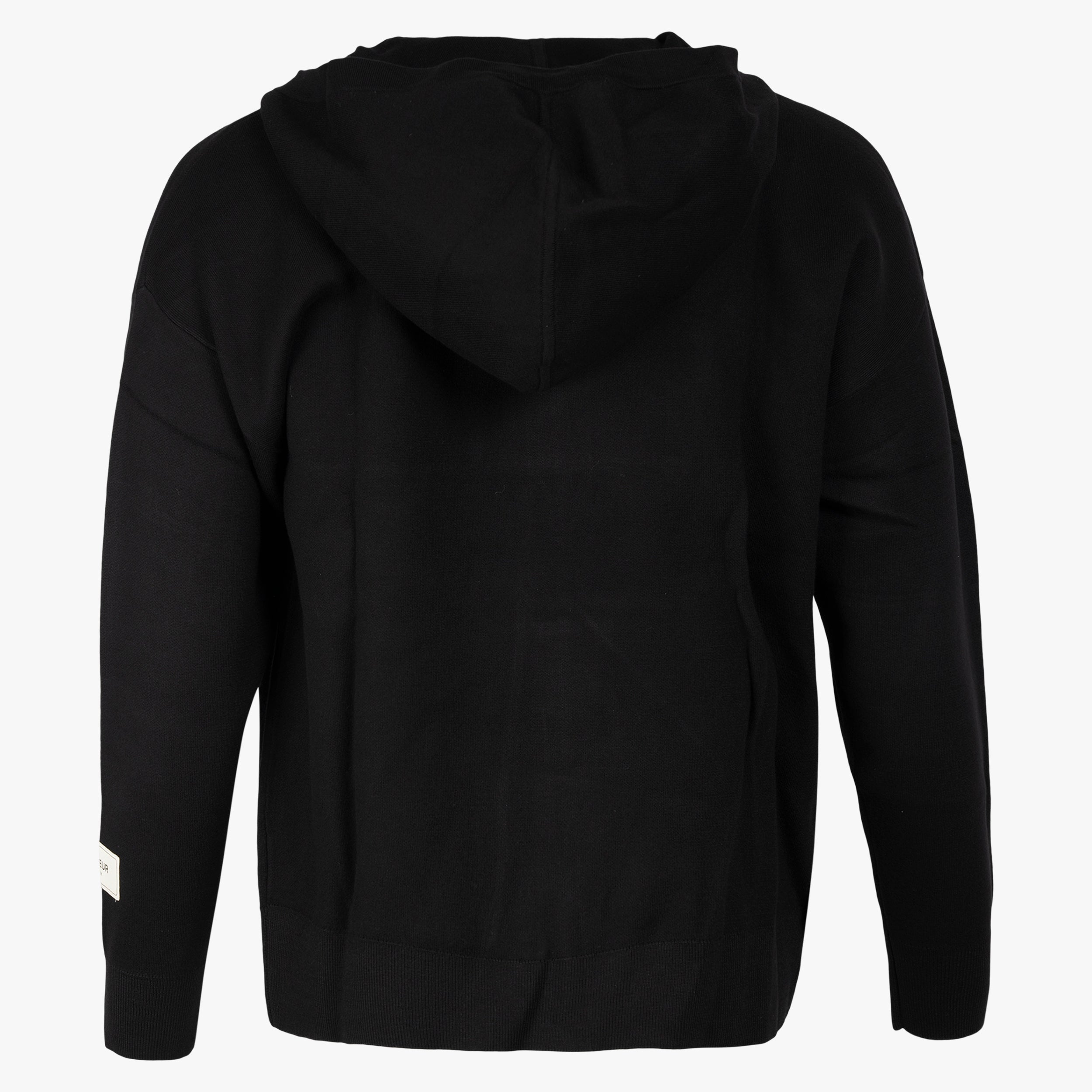 Flaneur Vest Zwart | Atelier Knit Zip-Up