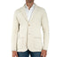 Maurizio Baldassari Gebreid Knoopvest Crème | Swacket