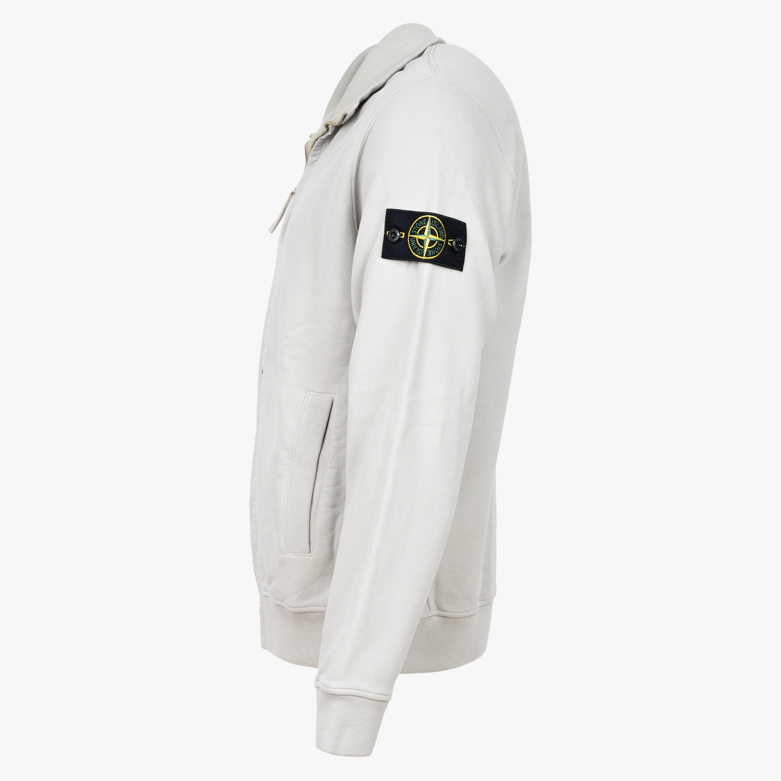 Stone Island Vest Grijs | Brushed Cotton Fleece