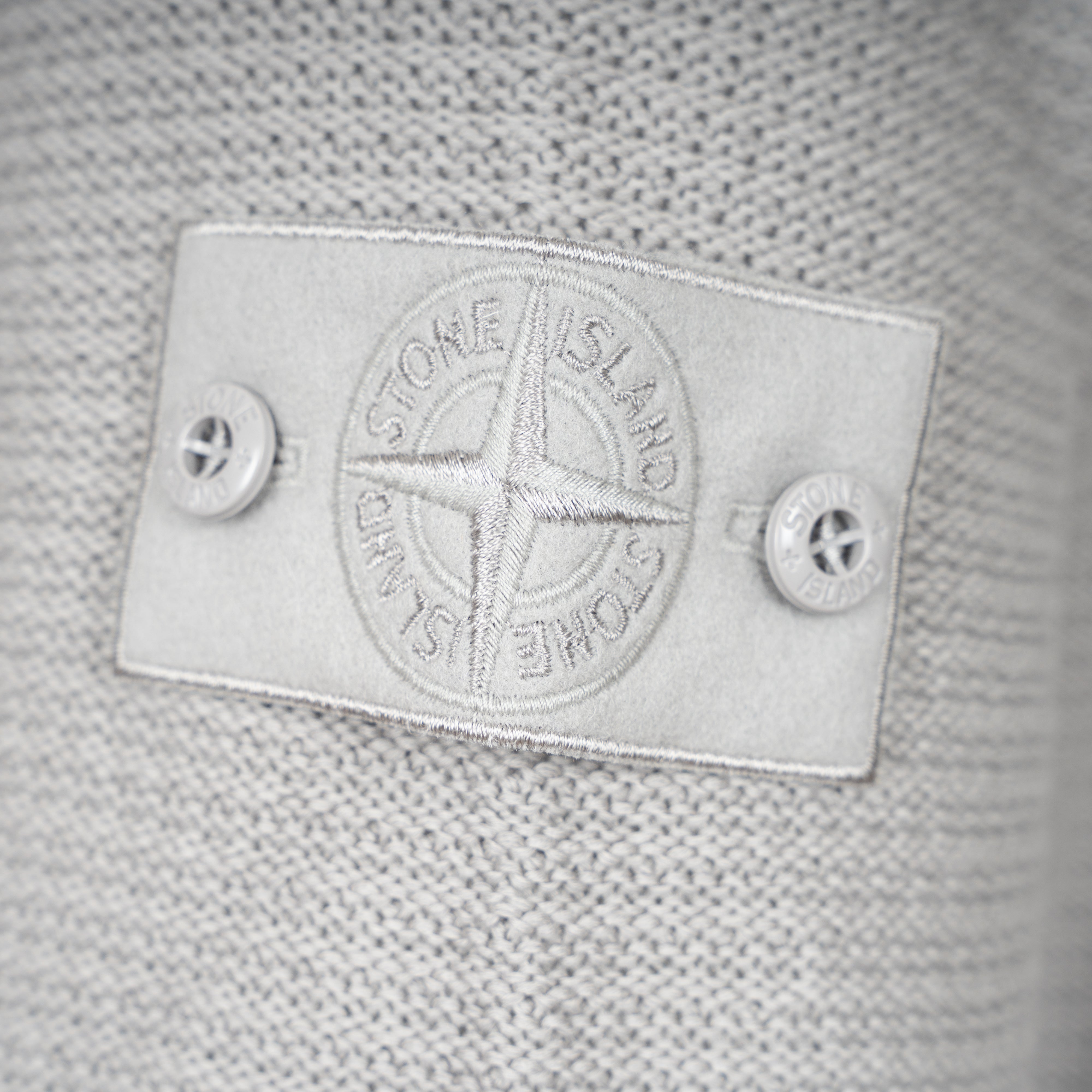 Stone Island Gebreid Vest Grijs | Ghost