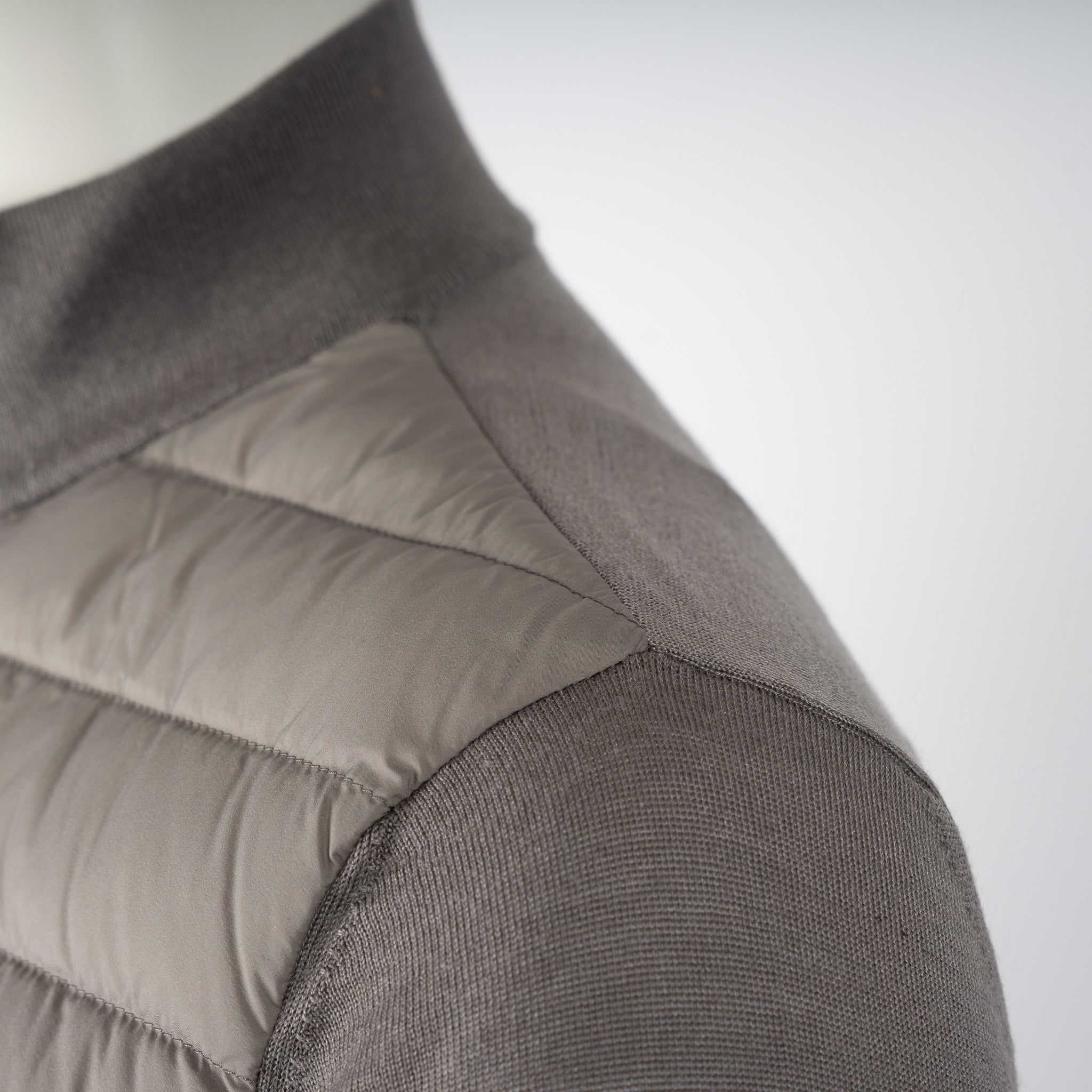 Herno Hybride Jack Taupe | Wool & Silk