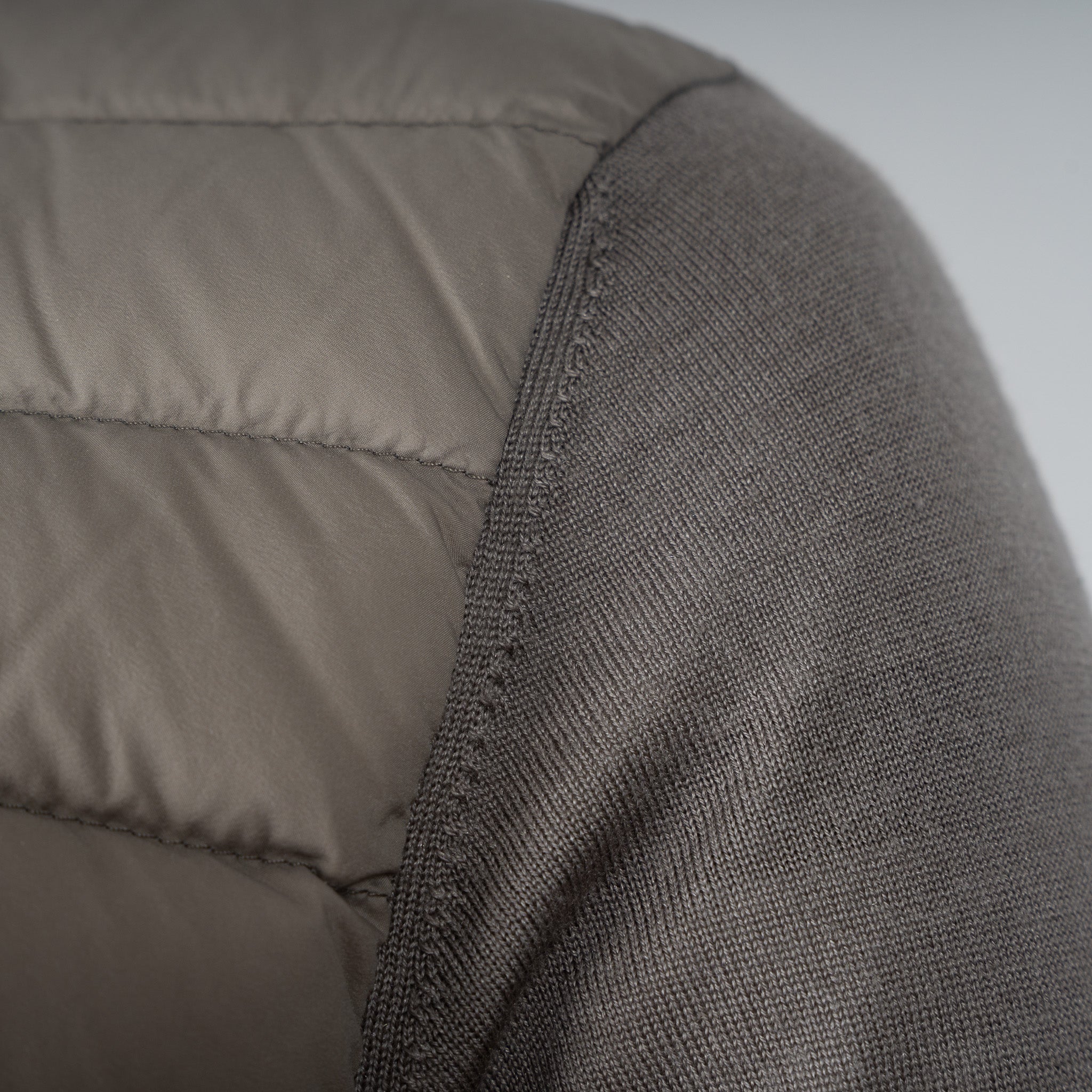 Herno Hybride Jack Taupe | Wool & Silk