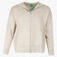 Flaneur Vest Beige | Atelier Knit Zip-Up
