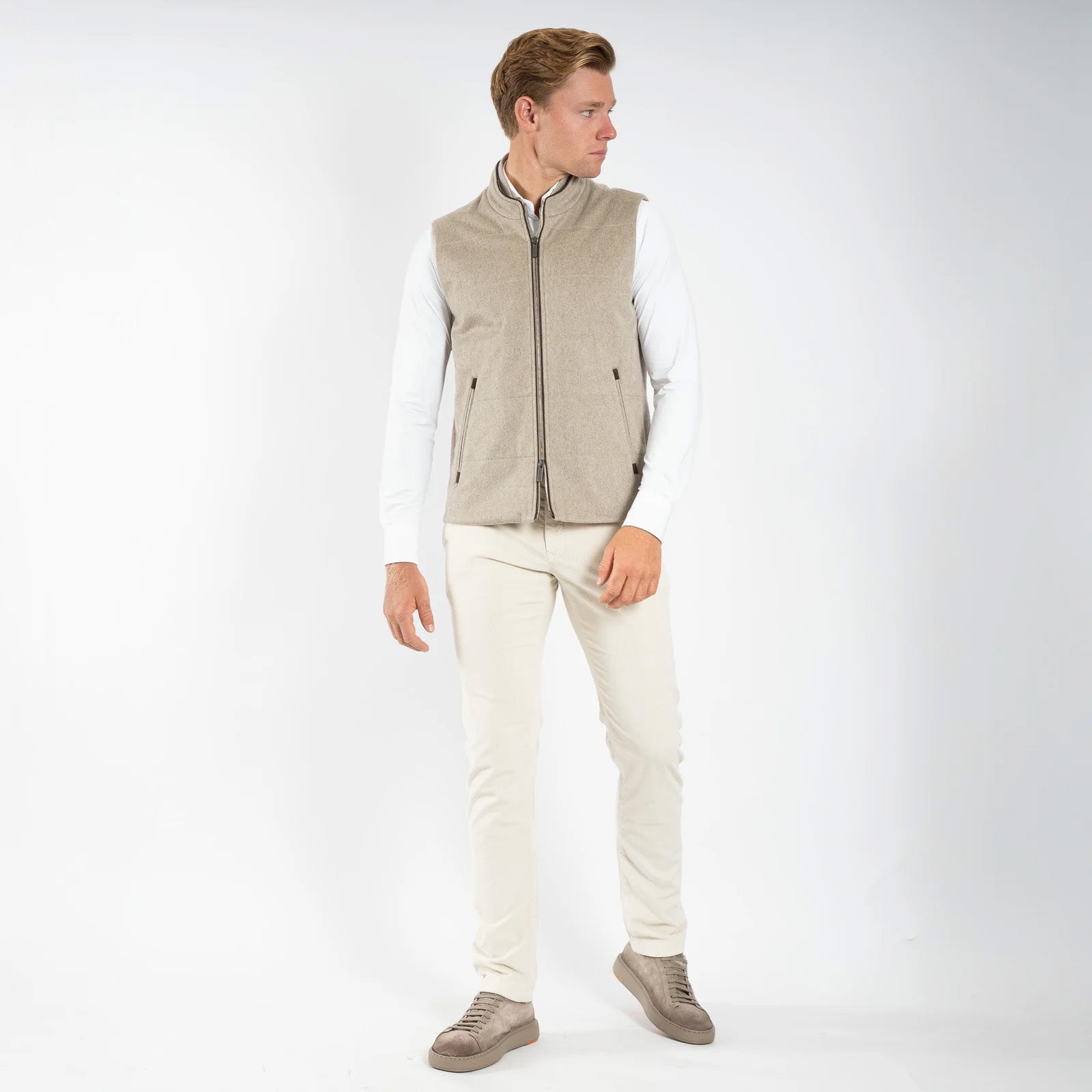 Maurizio Baldassari Bodywarmer Beige | Arena Vest
