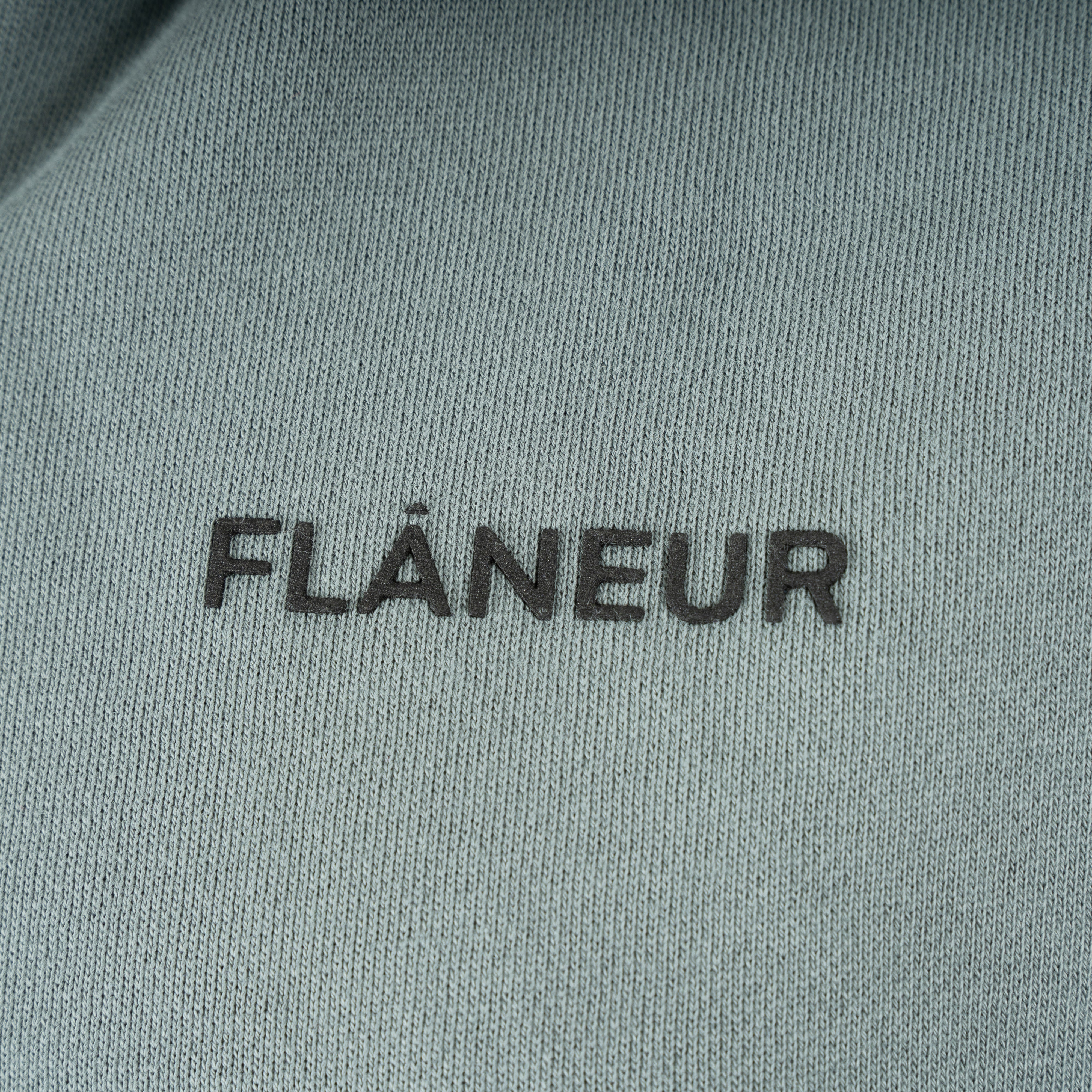 Flaneur Vest groen | Logo