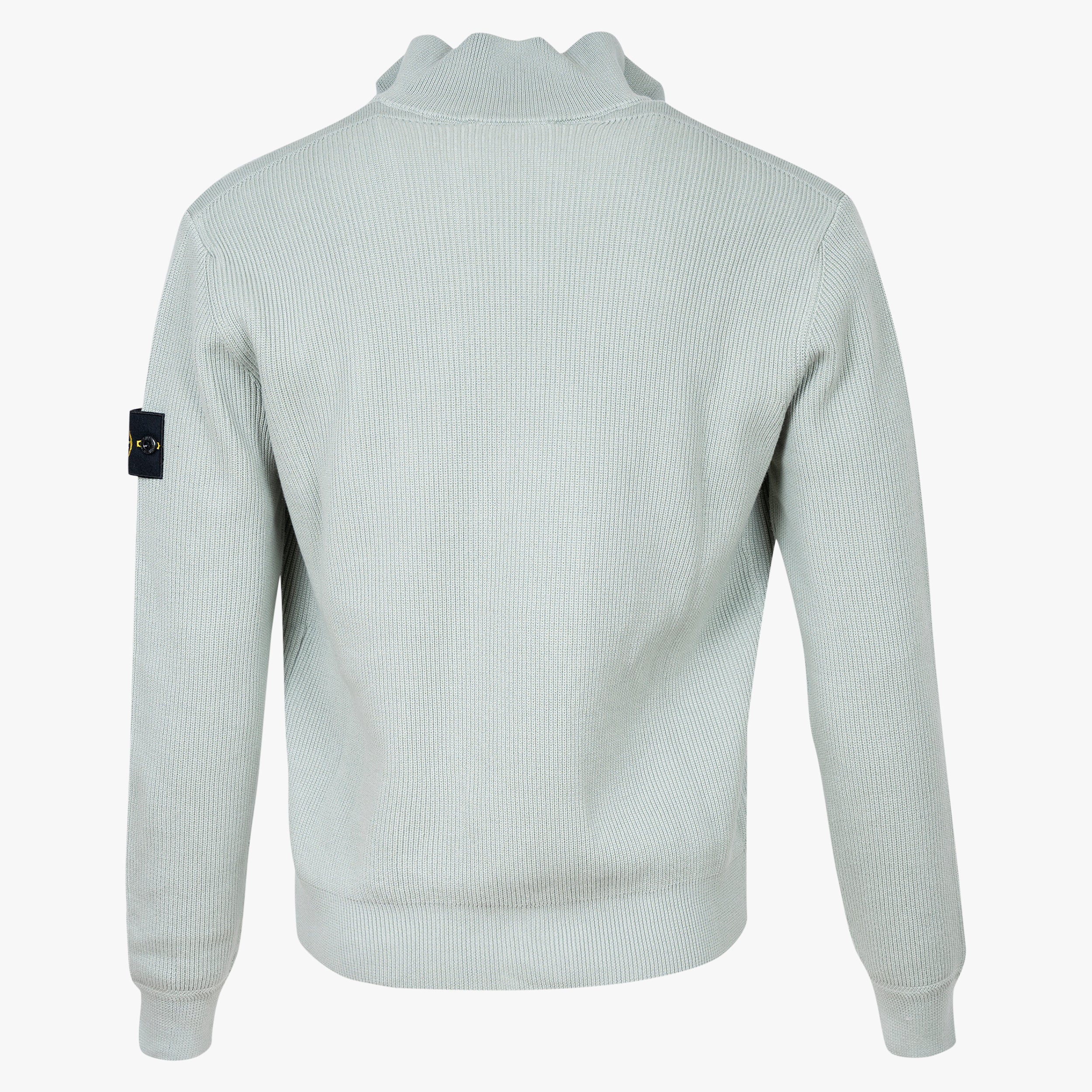 Stone Island Gebreid Vest Lichtgroen | Soft Organic Cotton