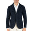 Maurizio Baldassari Gebreid Knoopvest Blauw | Brenta Swacket