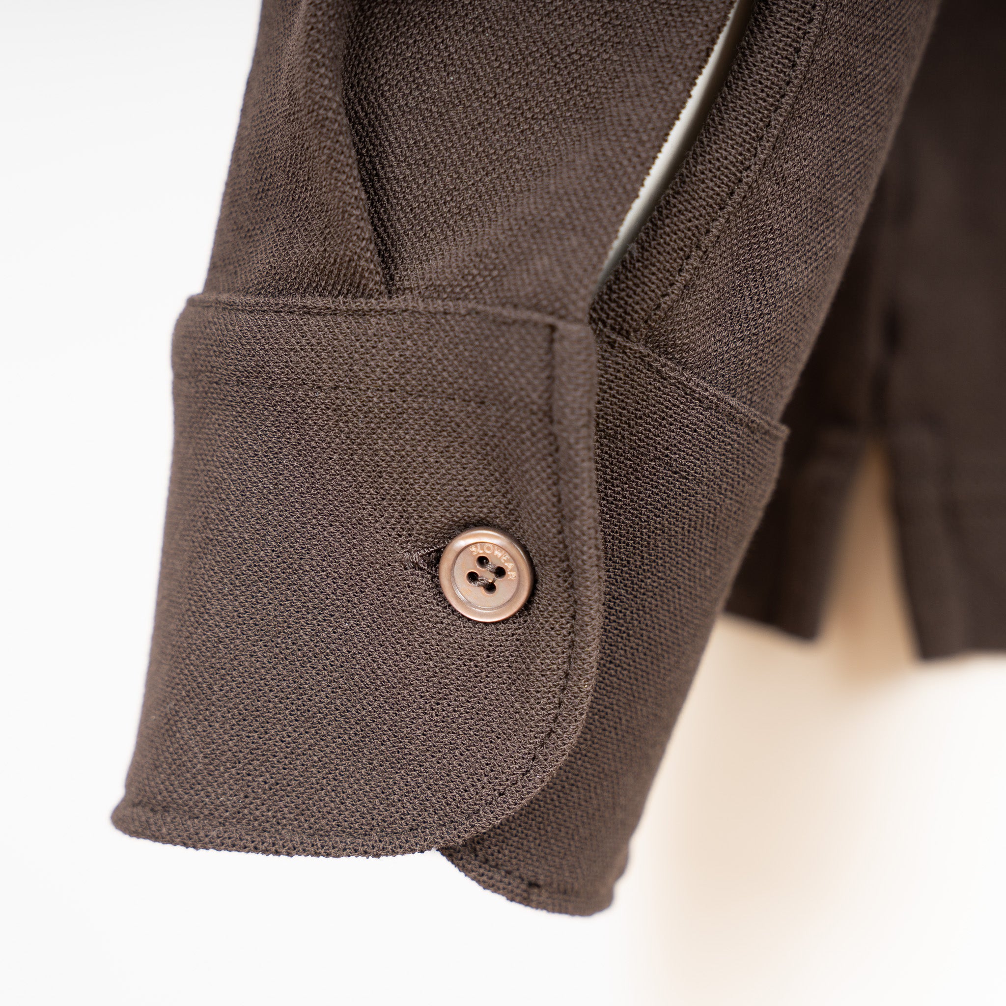 Zanone Polo Lange Mouw Bruin | IceCotton