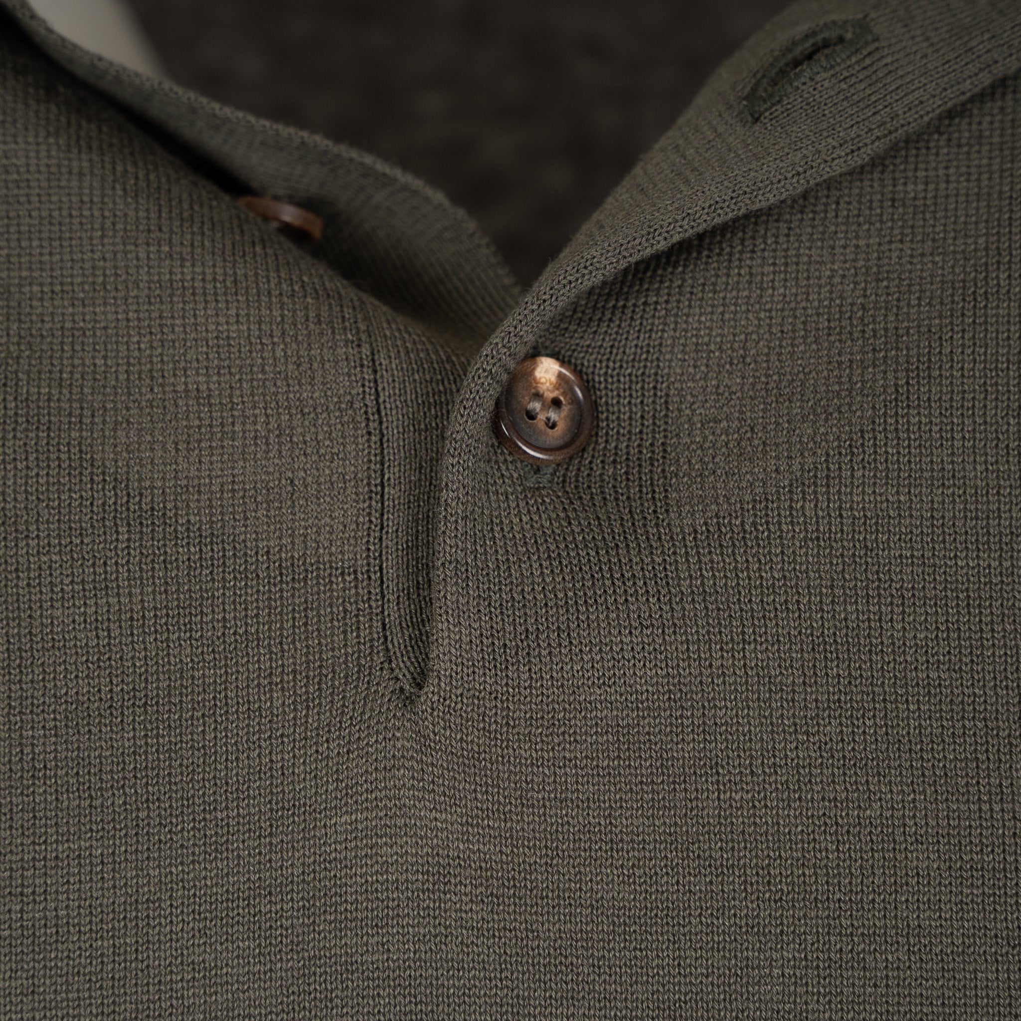 Zanone Polo Lange Mouw Groen | Cotton & Silk