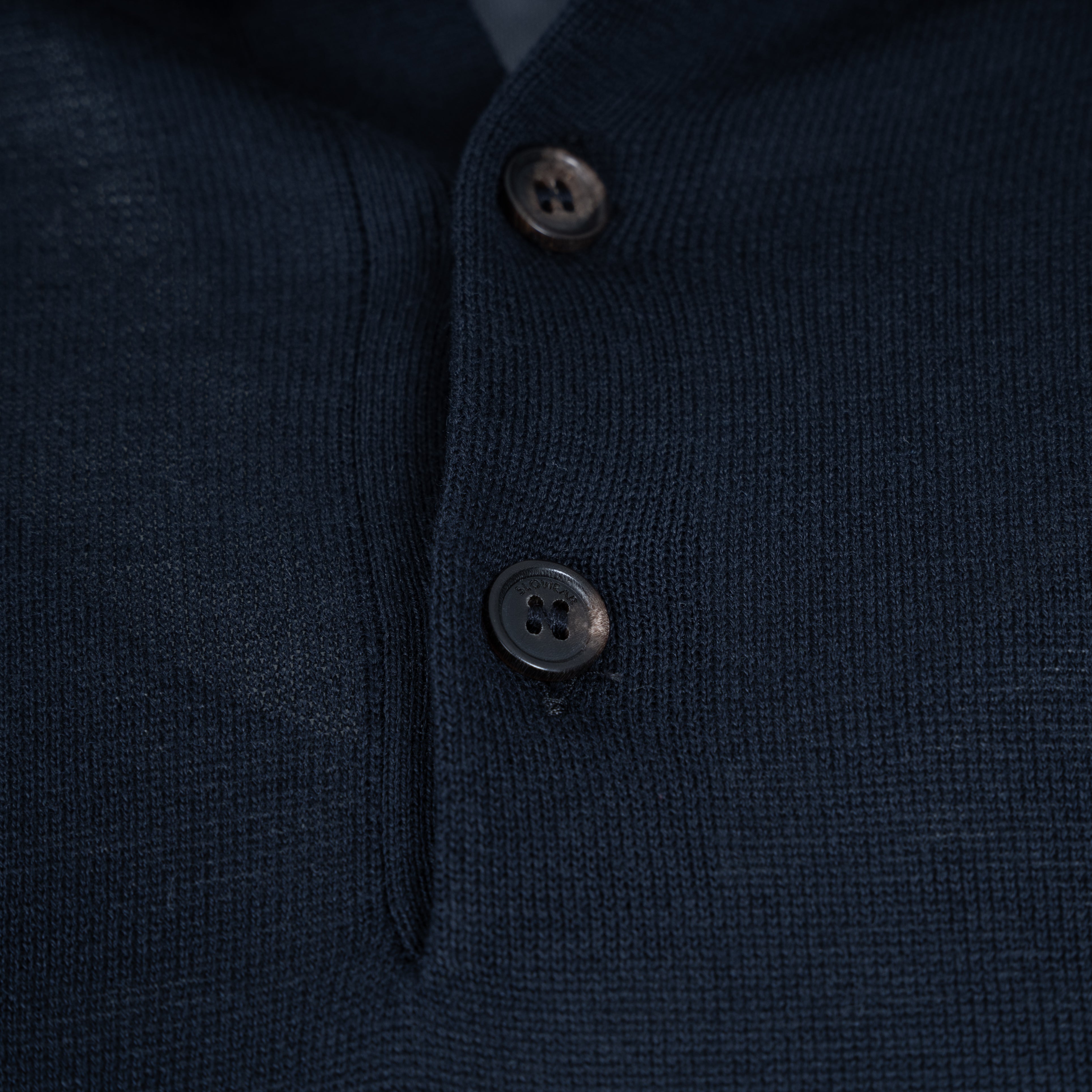 Zanone Polo Lange Mouw Blauw | Cotton & Silk