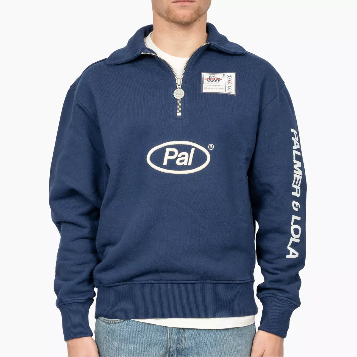 Pal Sporting Goods Sweater met Rits Donkerblauw | Collection Half Zip