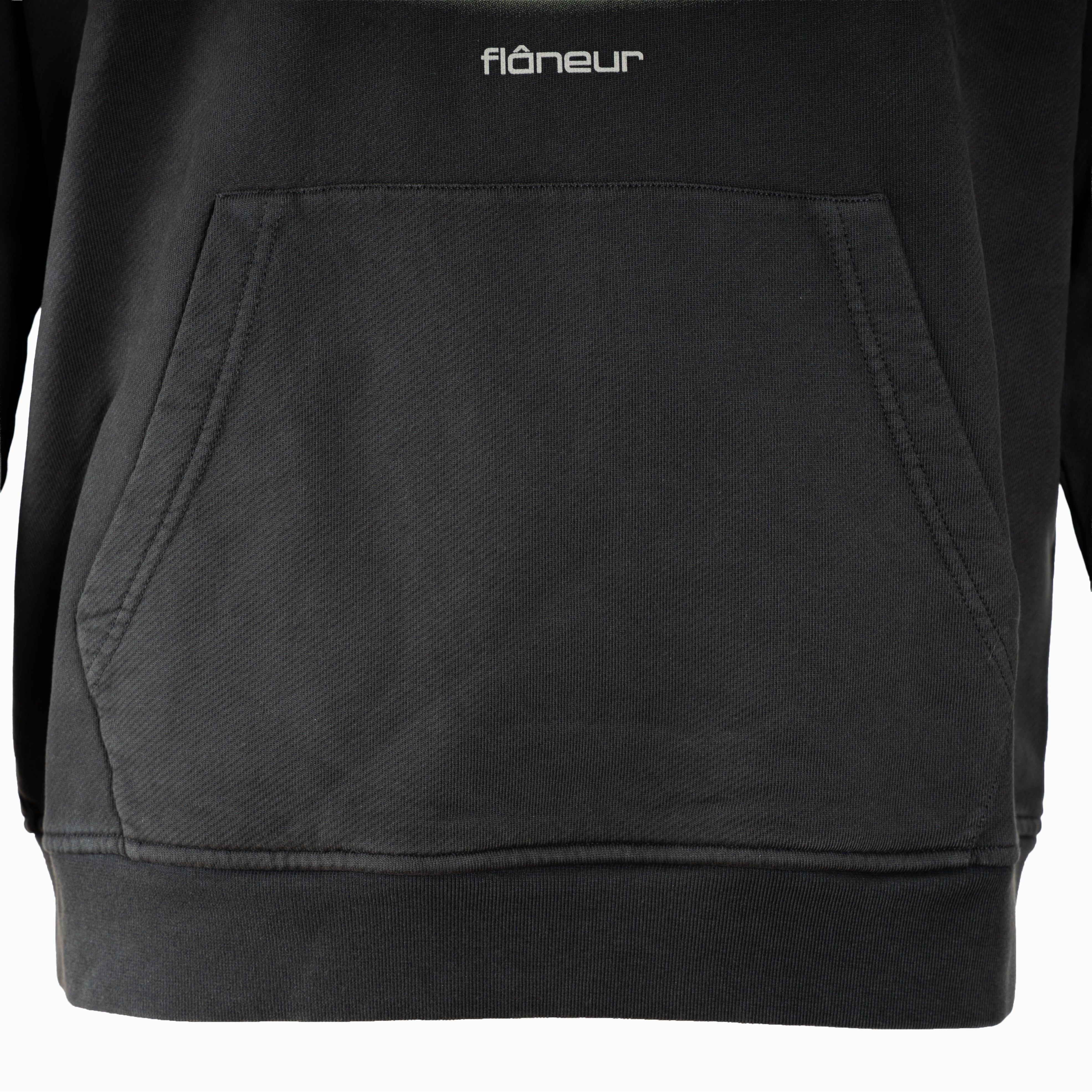 Flaneur Hoodie Zwart | Stardome Hoodie