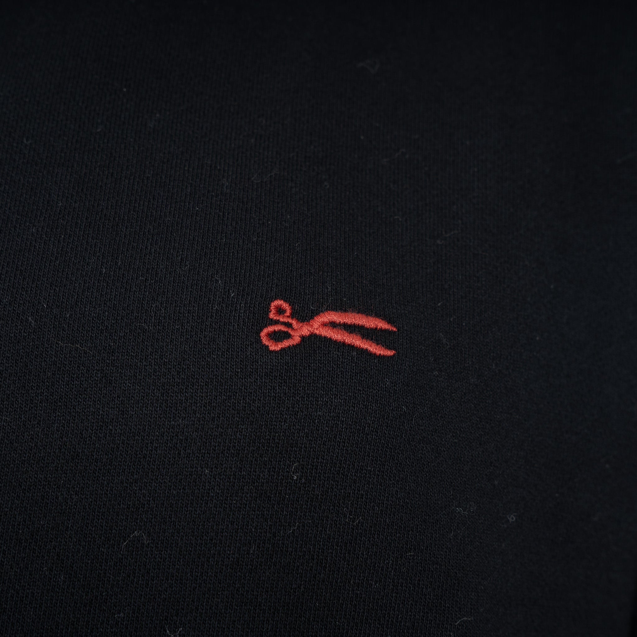 Denham Sweater Zwart | Scissor Crewneck