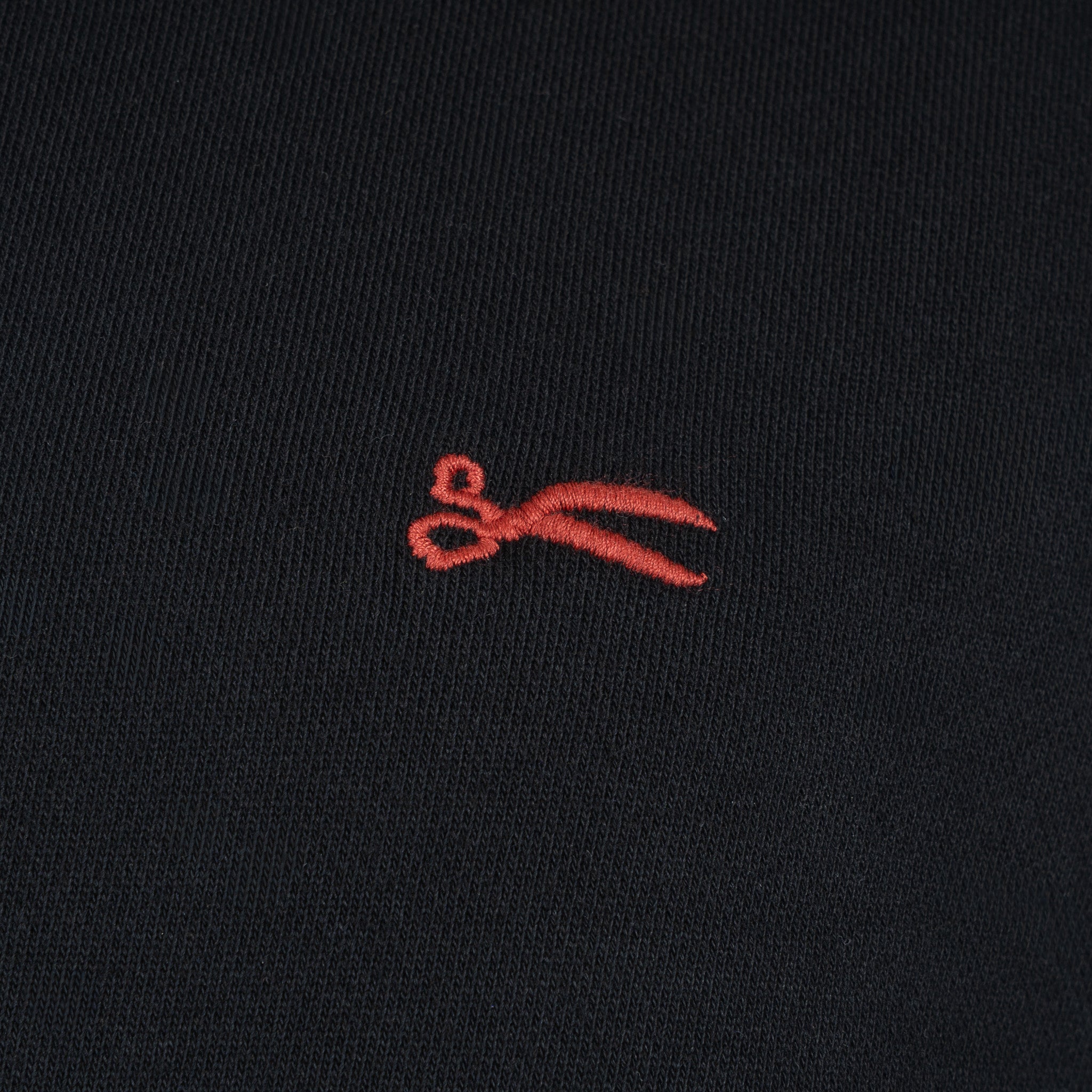 Denham Sweater Zwart | Scissor Crewneck
