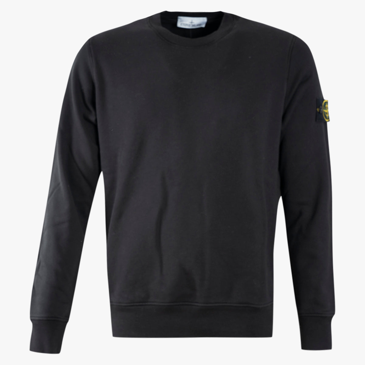 Stone Island Sweater Zwart | Cotton Fleece