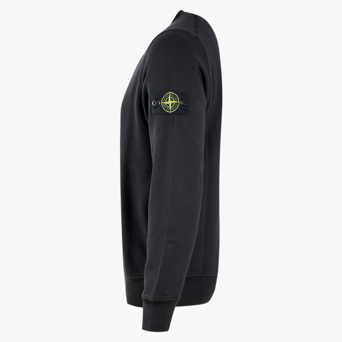 Stone Island Sweater Zwart | Cotton Fleece