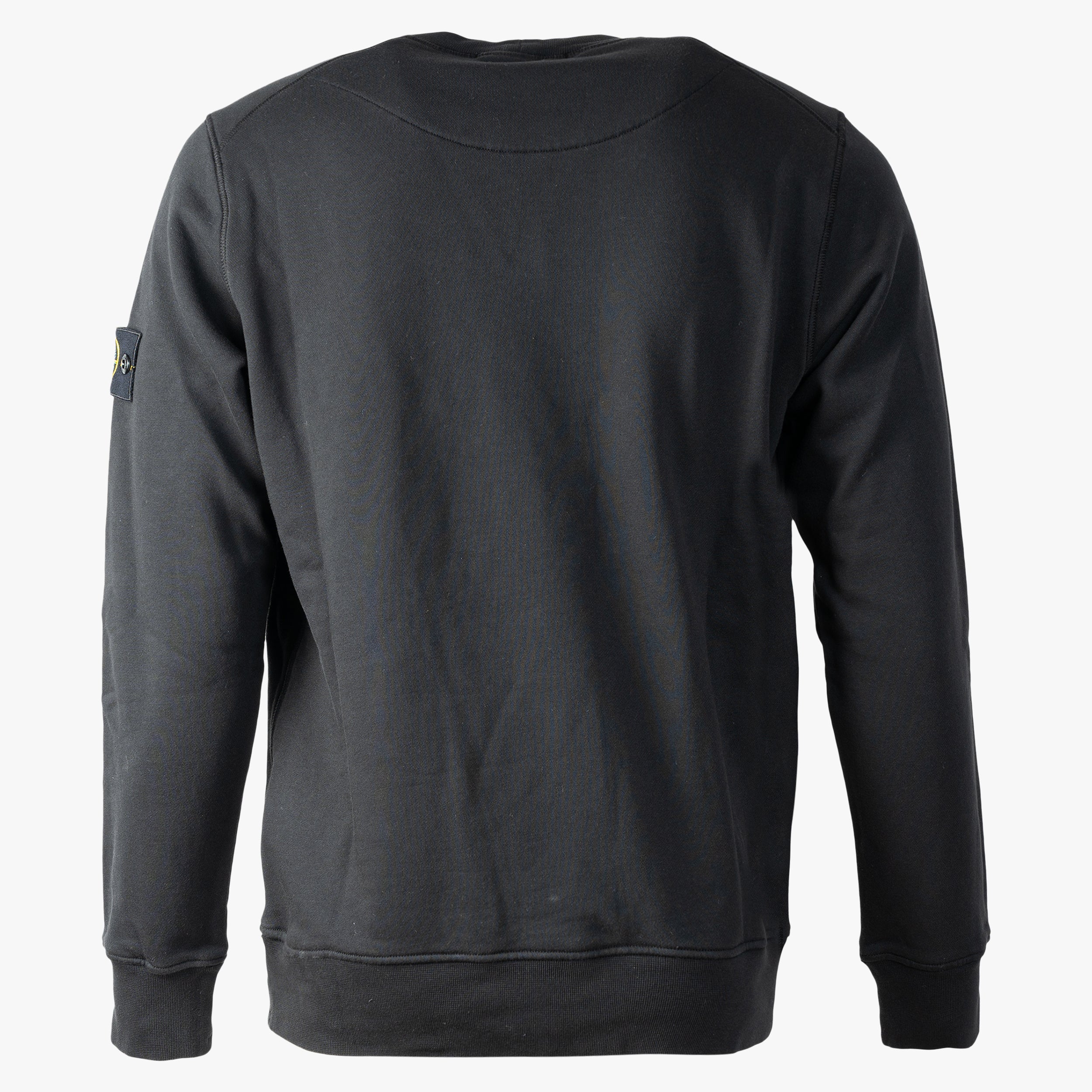 Stone Island Sweater Zwart | Cotton Fleece