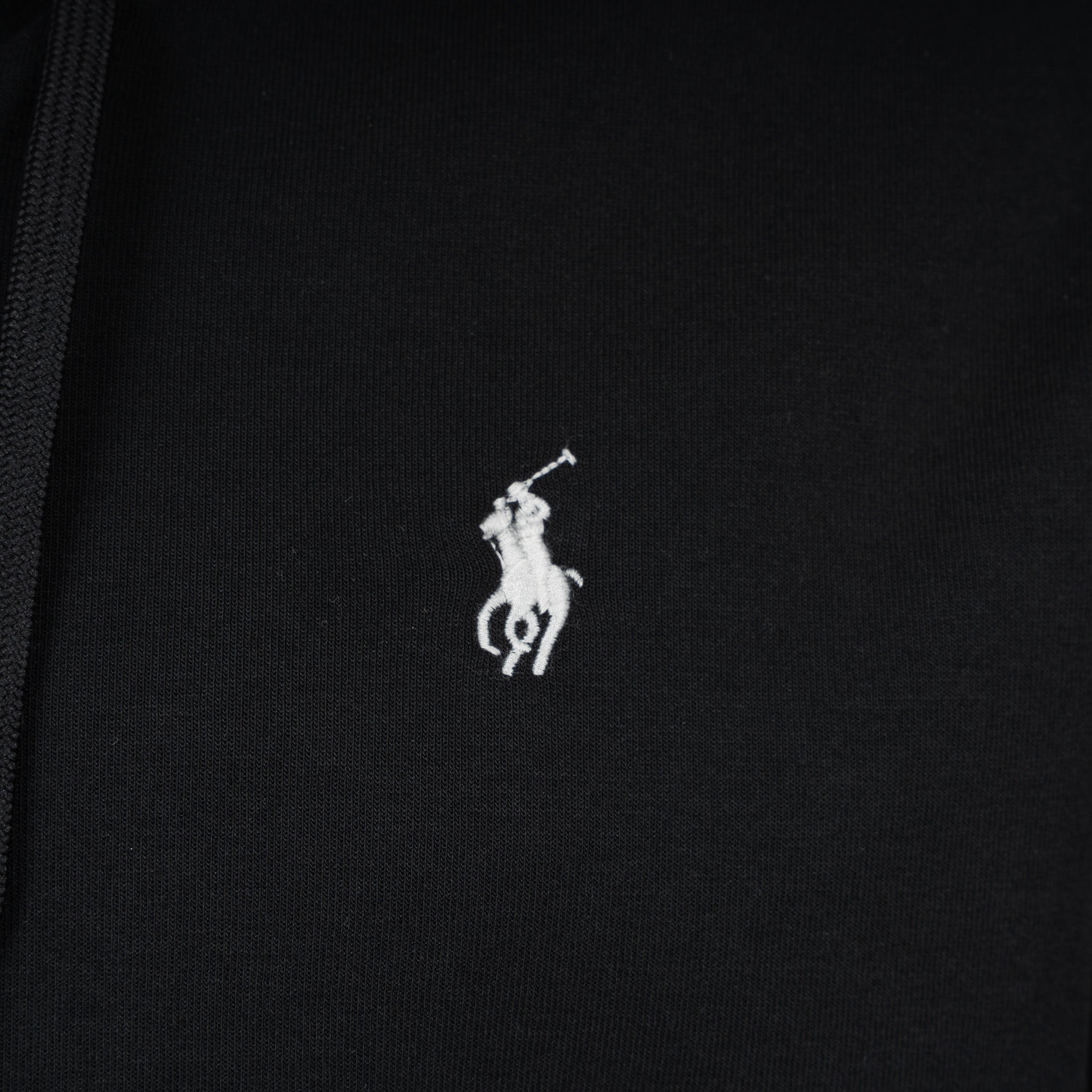 Ralph Lauren Vest Zwart | Double-Knit