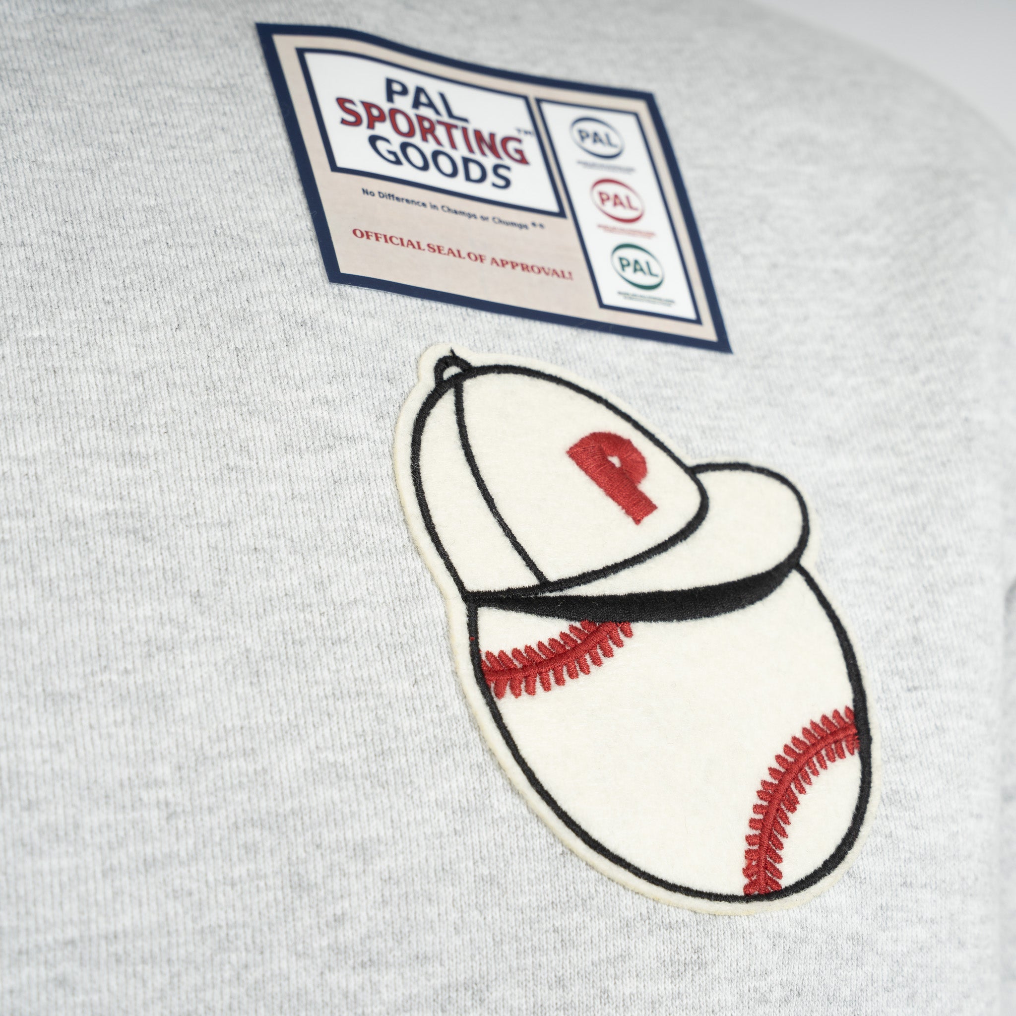 Pal Sporting Goods Sweater Backprint Grijs | At Bat