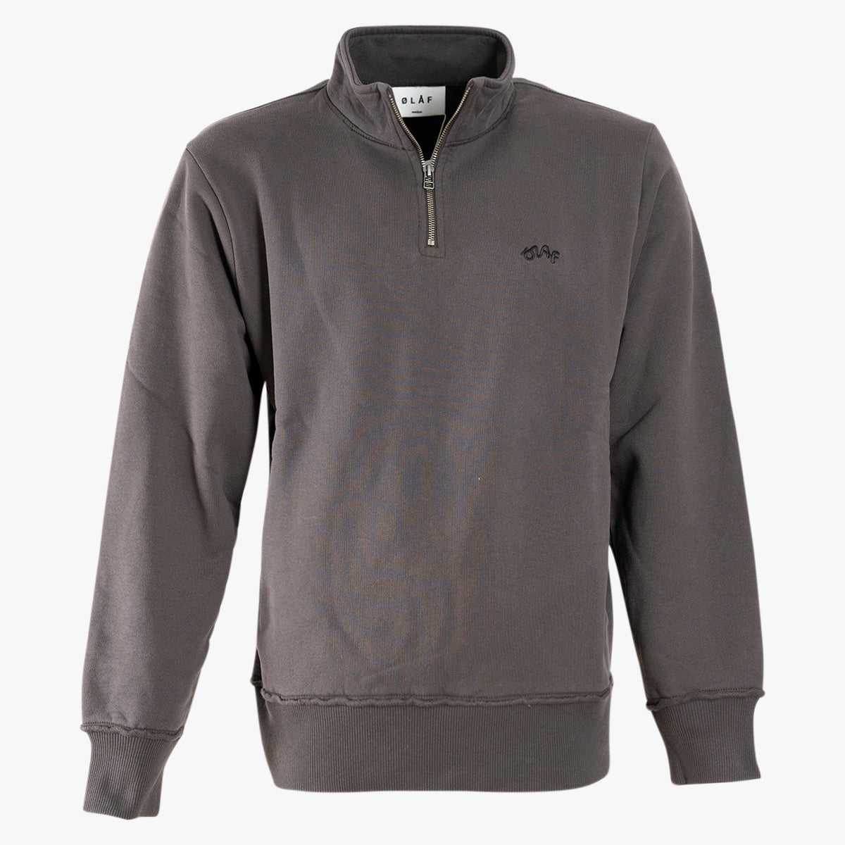 Olaf Trui met Rits Grijs | Signature Zip Mock