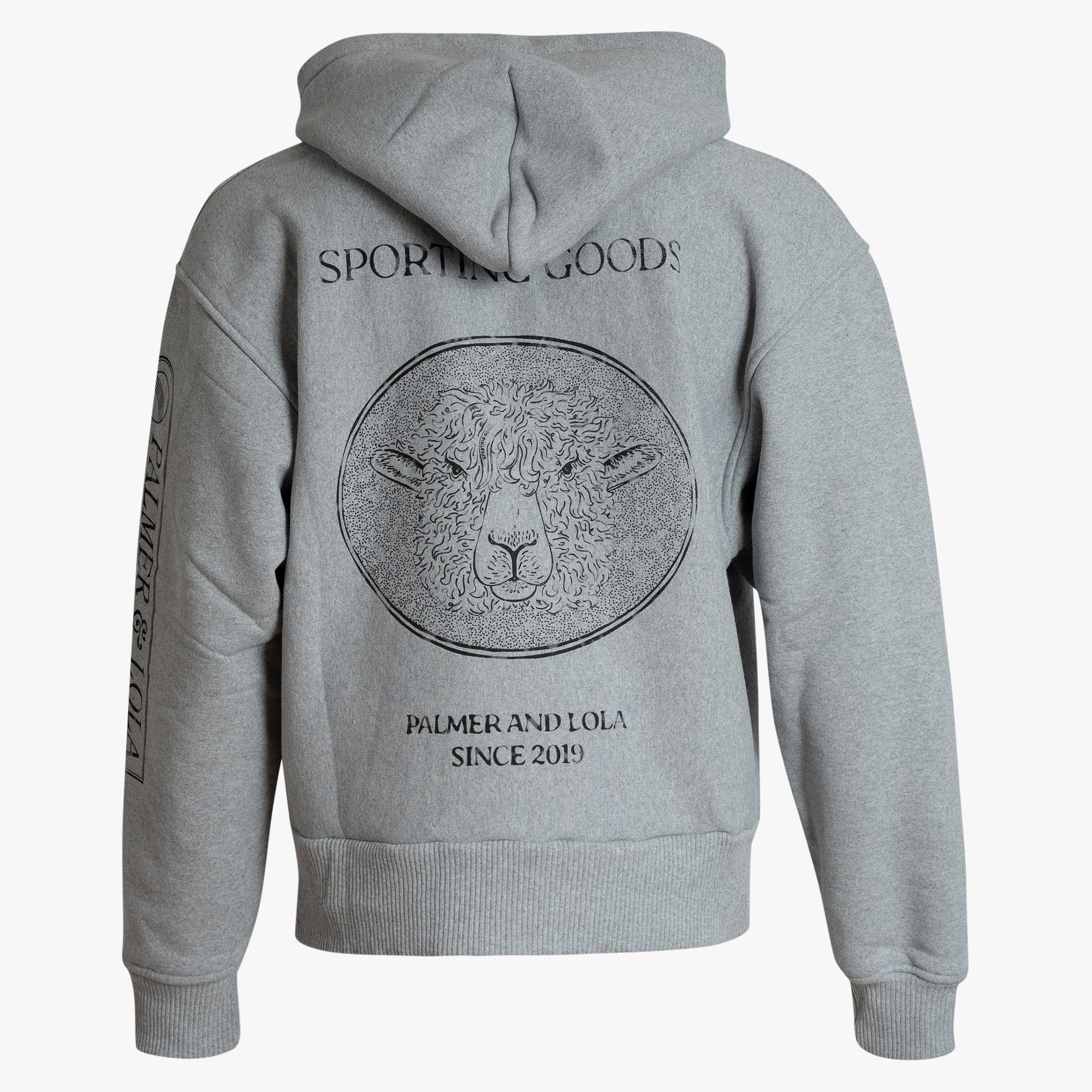 Pal Sporting Goods Hoodie Backprint Grijs | Wolds Hoodie