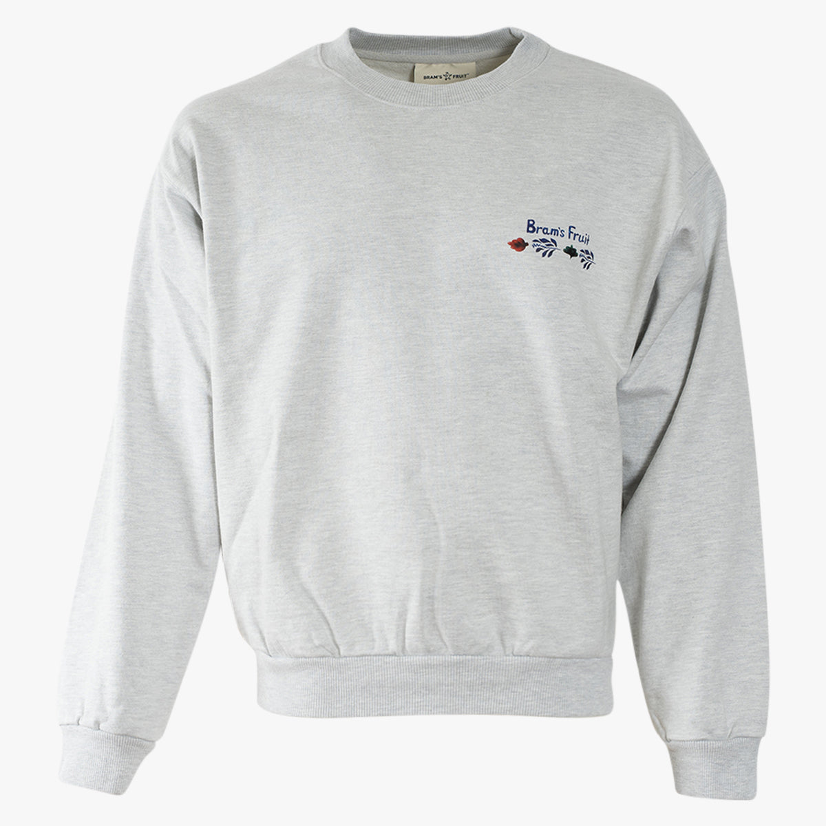 Bram's Fruit Sweater met Backprint Grijs | Flora Crewneck