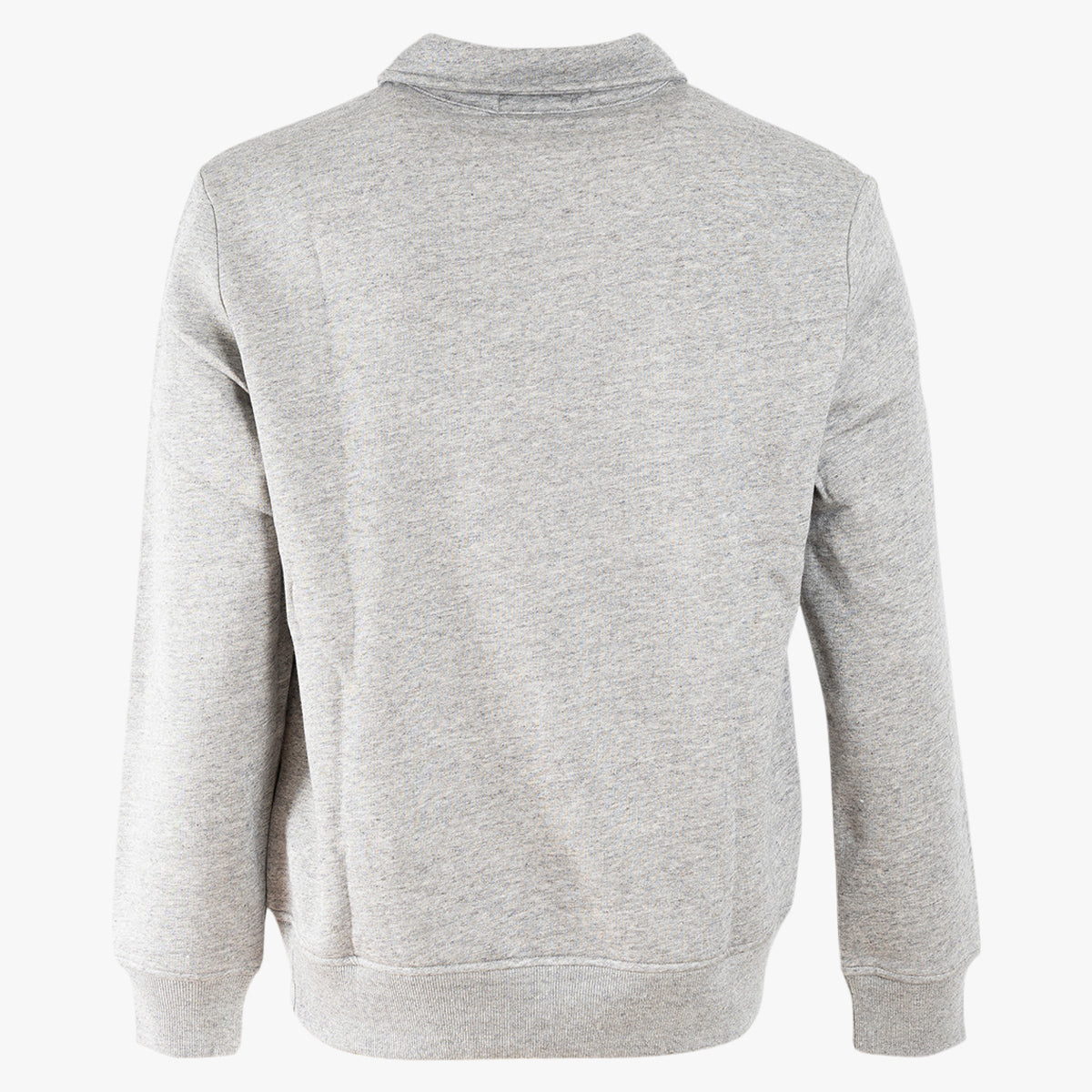 Ralph Lauren Sweater met Rits Grijs | Logo Fleece