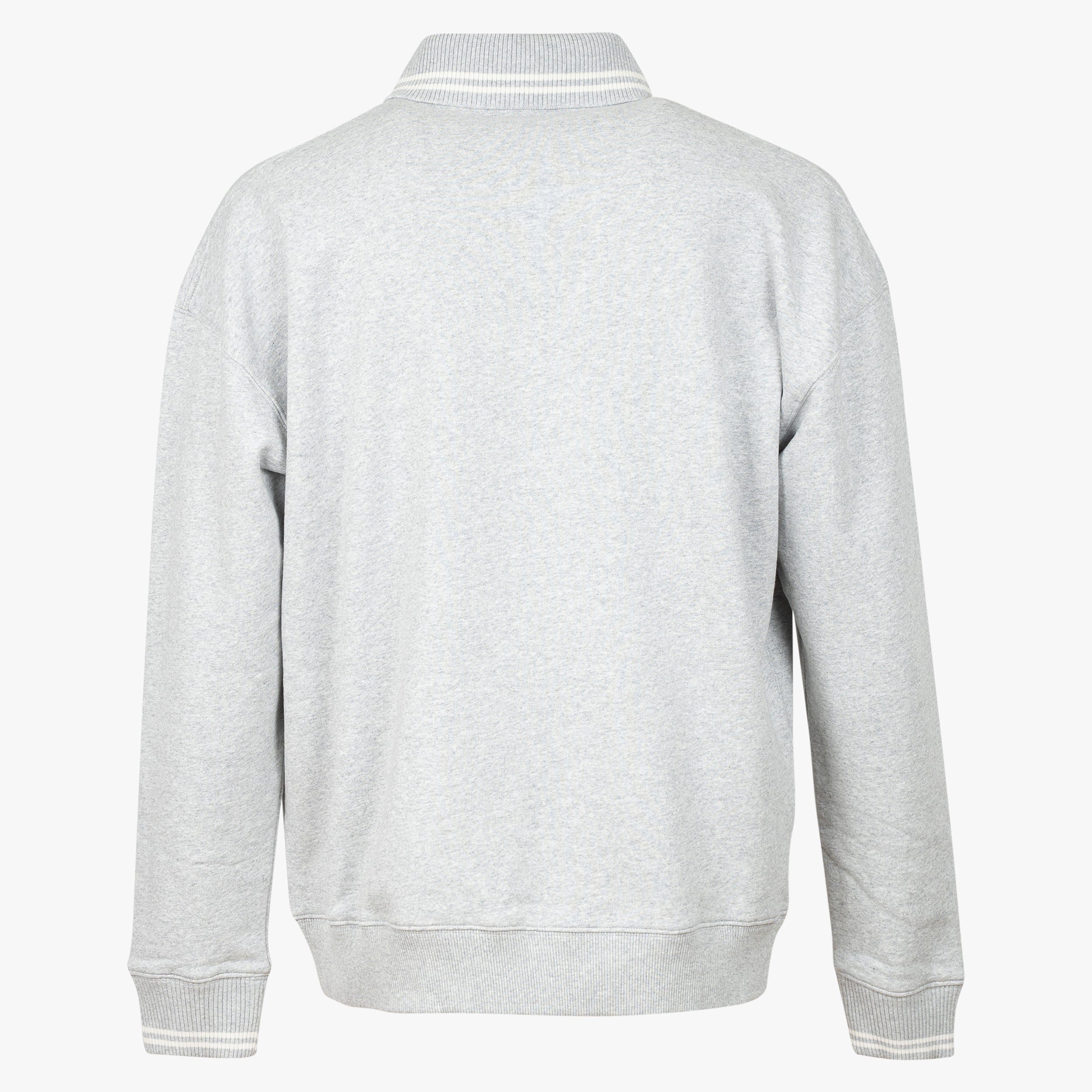Olaf Polo Sweater Grijs | Tipping Detail Oversized