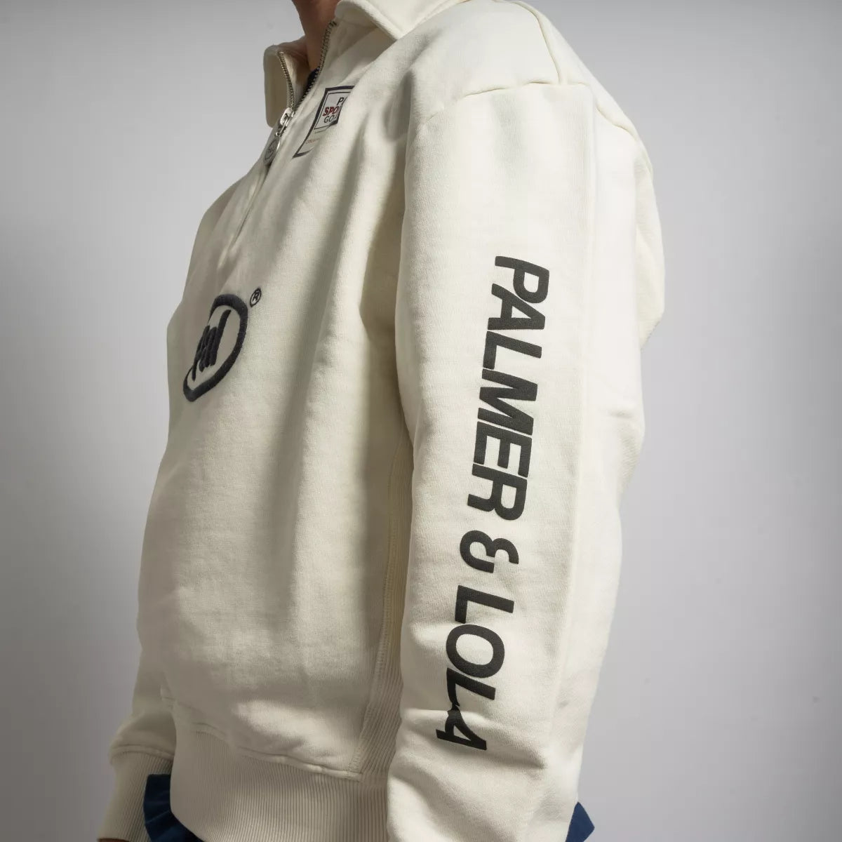 Pal Sporting Goods Sweater met Rits Off-White | Collection Half Zip