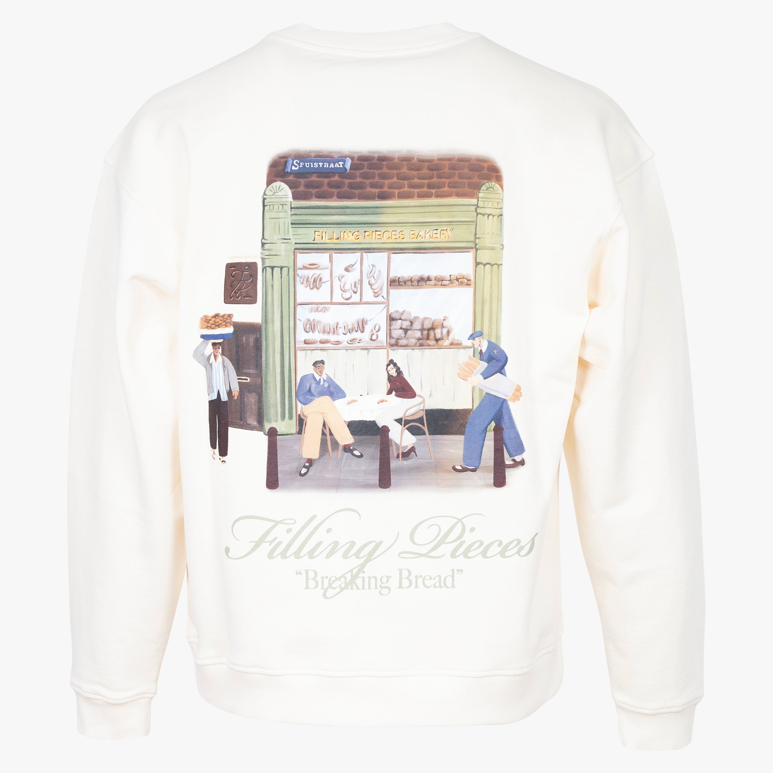 Filling Pieces Sweater Backprint Crème | Bakery