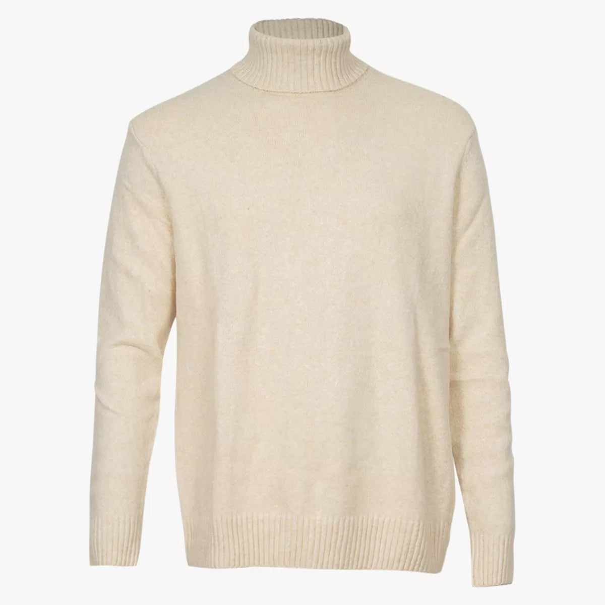 Denham Coltrui Ecru | Tab Roll Sweater