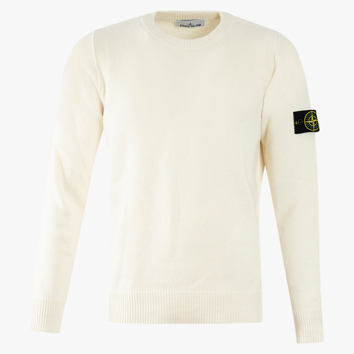 Stone Island Gebreide Trui Crème | Lambswool