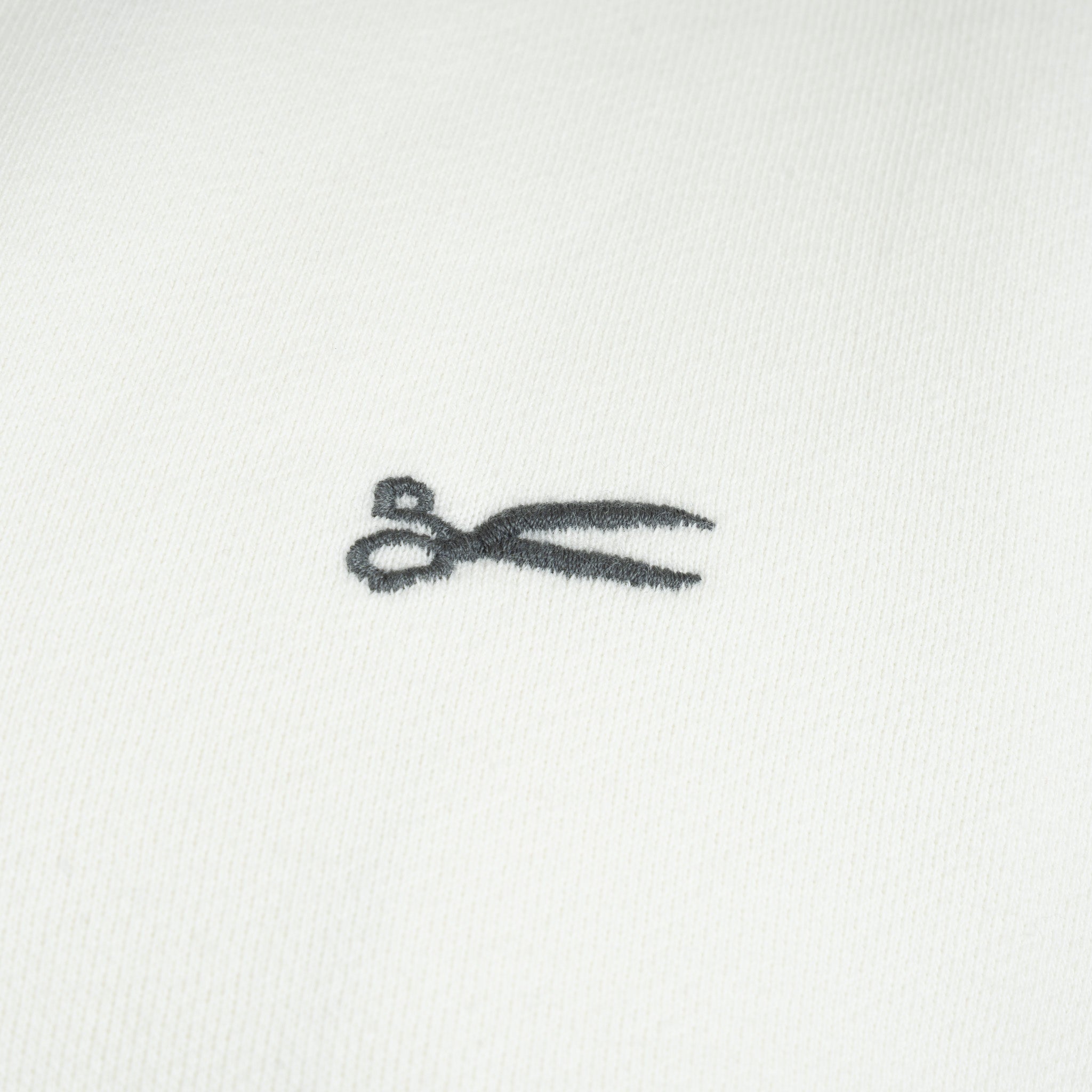 Denham Sweater met Rits Creme | Scissor Half Zip