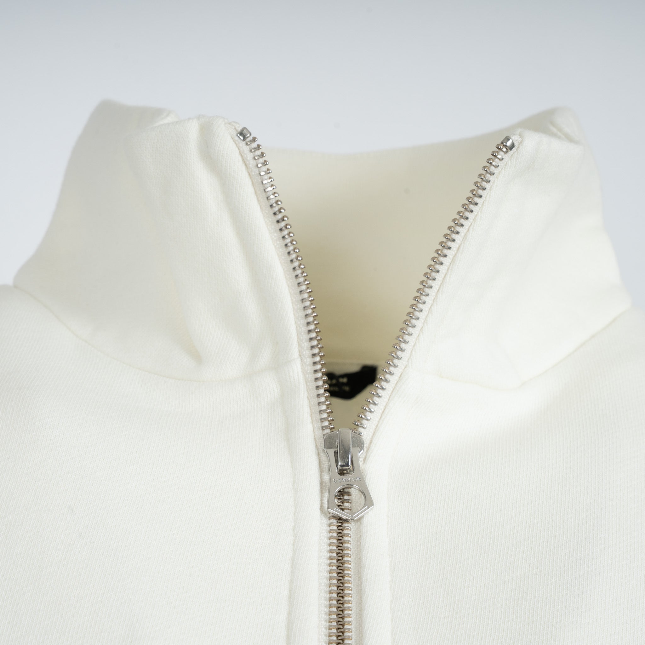Denham - Sweater met Rits Creme | Scissor Half Zip
