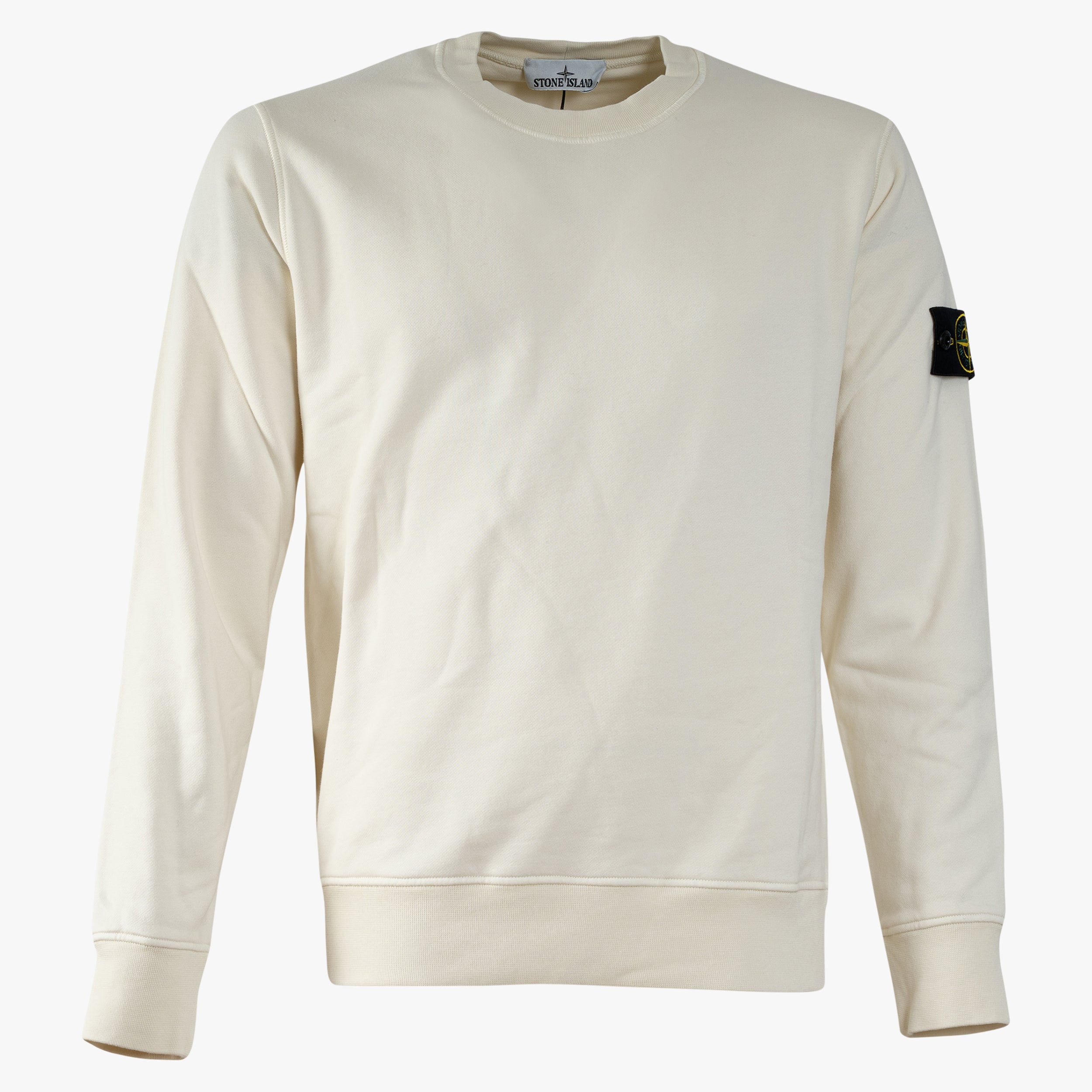 Stone Island Sweater Off-White | Cotton Fleece