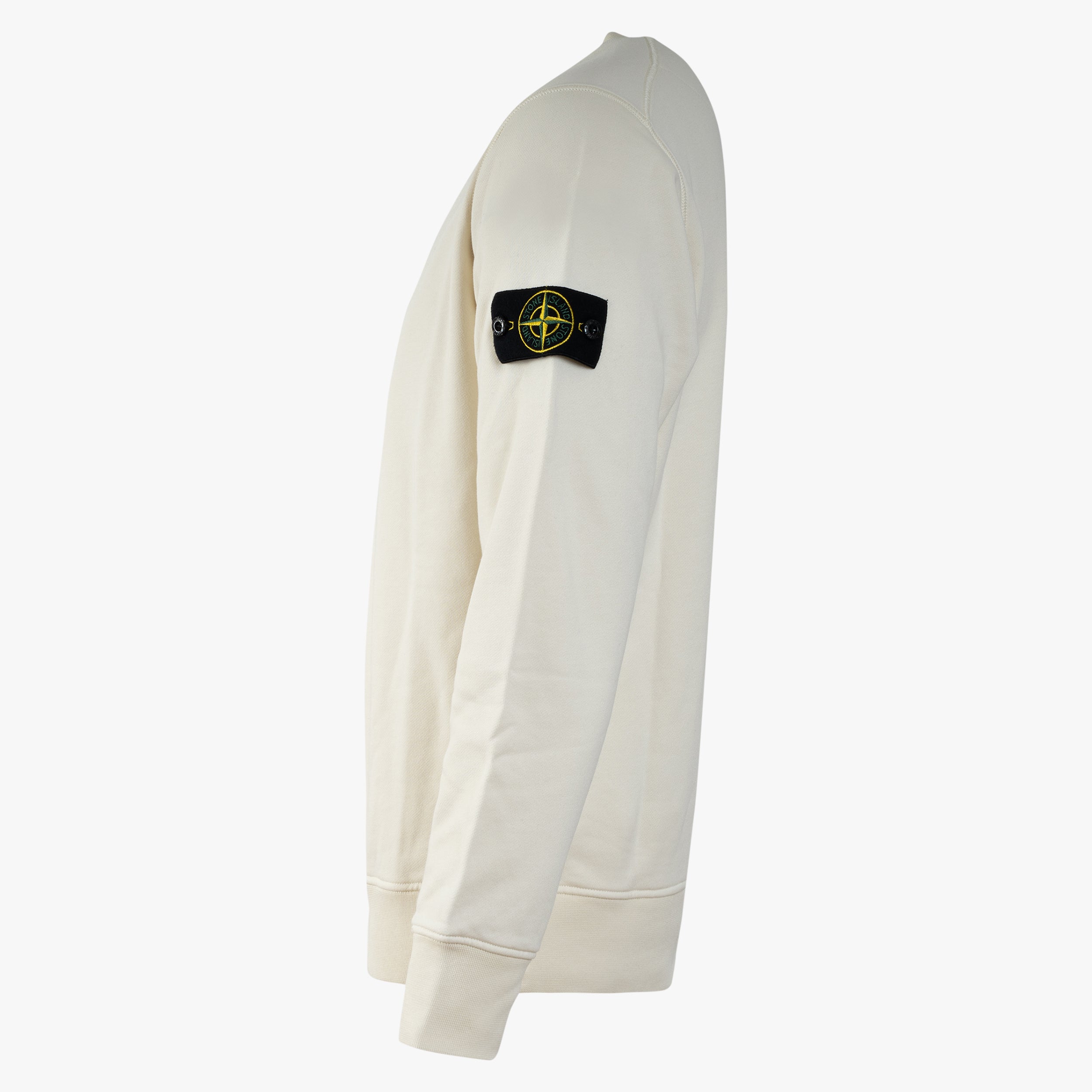 Stone Island Sweater Off-White | Cotton Fleece