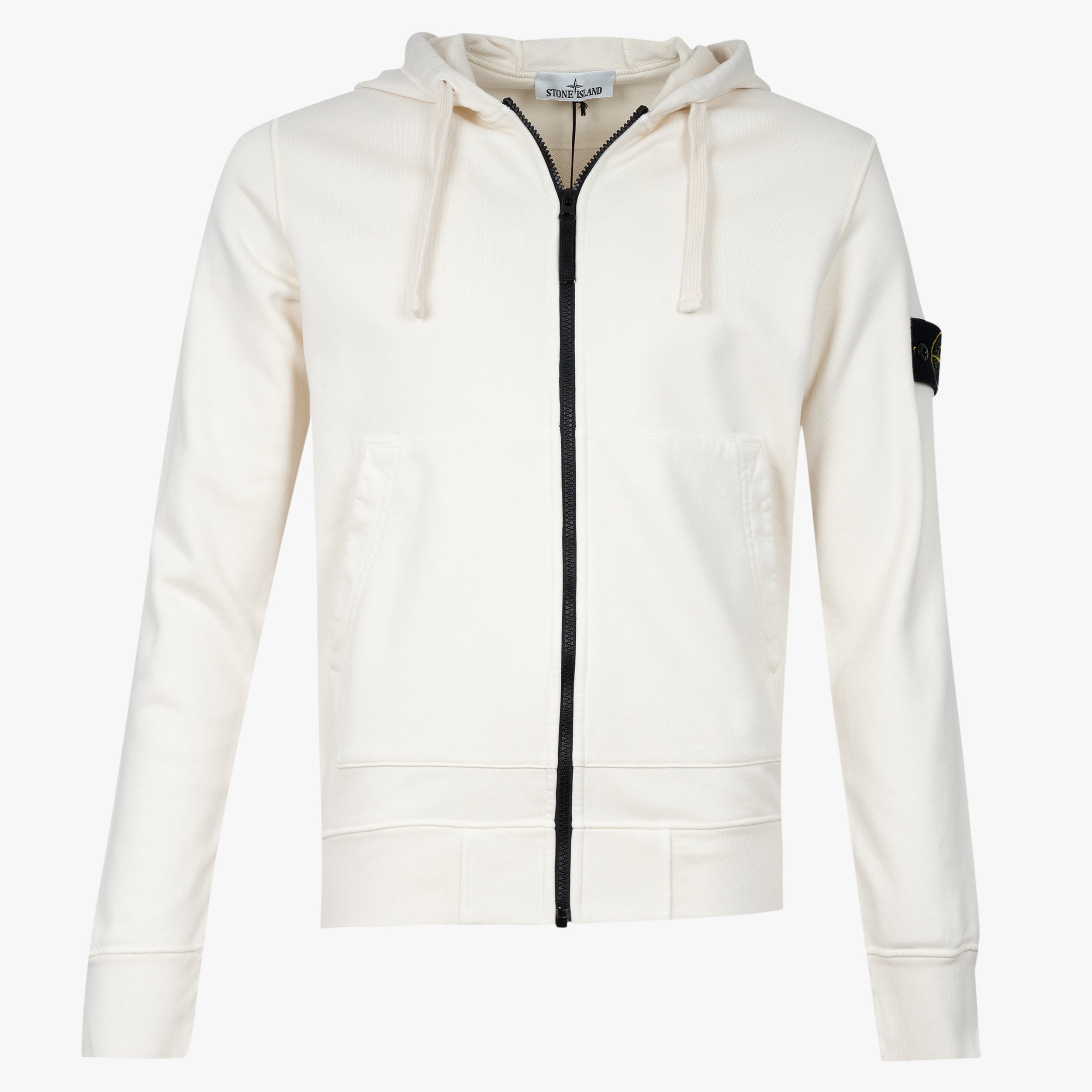 Stone Island Vest Crème | Cotton Fleece