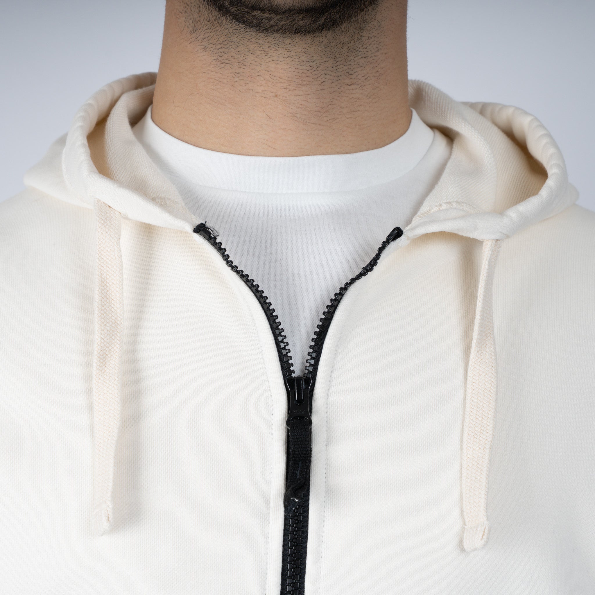 Stone Island Vest Crème | Cotton Fleece