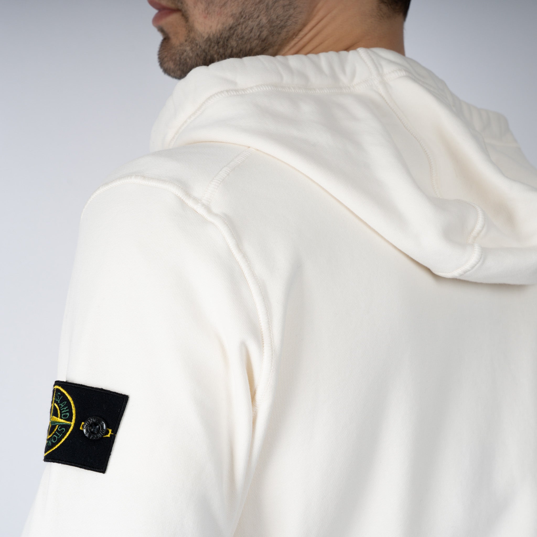 Stone Island Vest Crème | Cotton Fleece