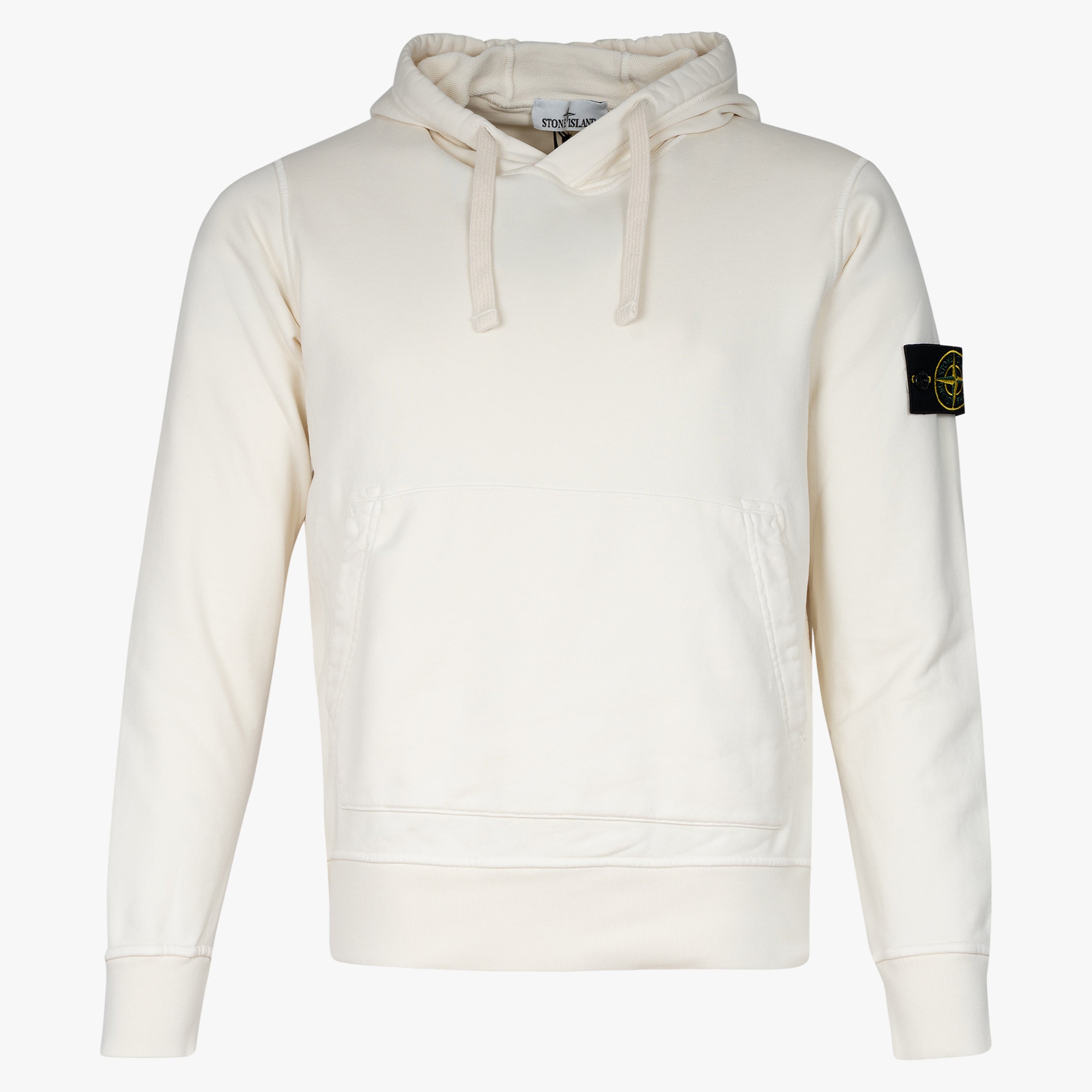 Stone Island Hoodie Crème | Cotton Fleece