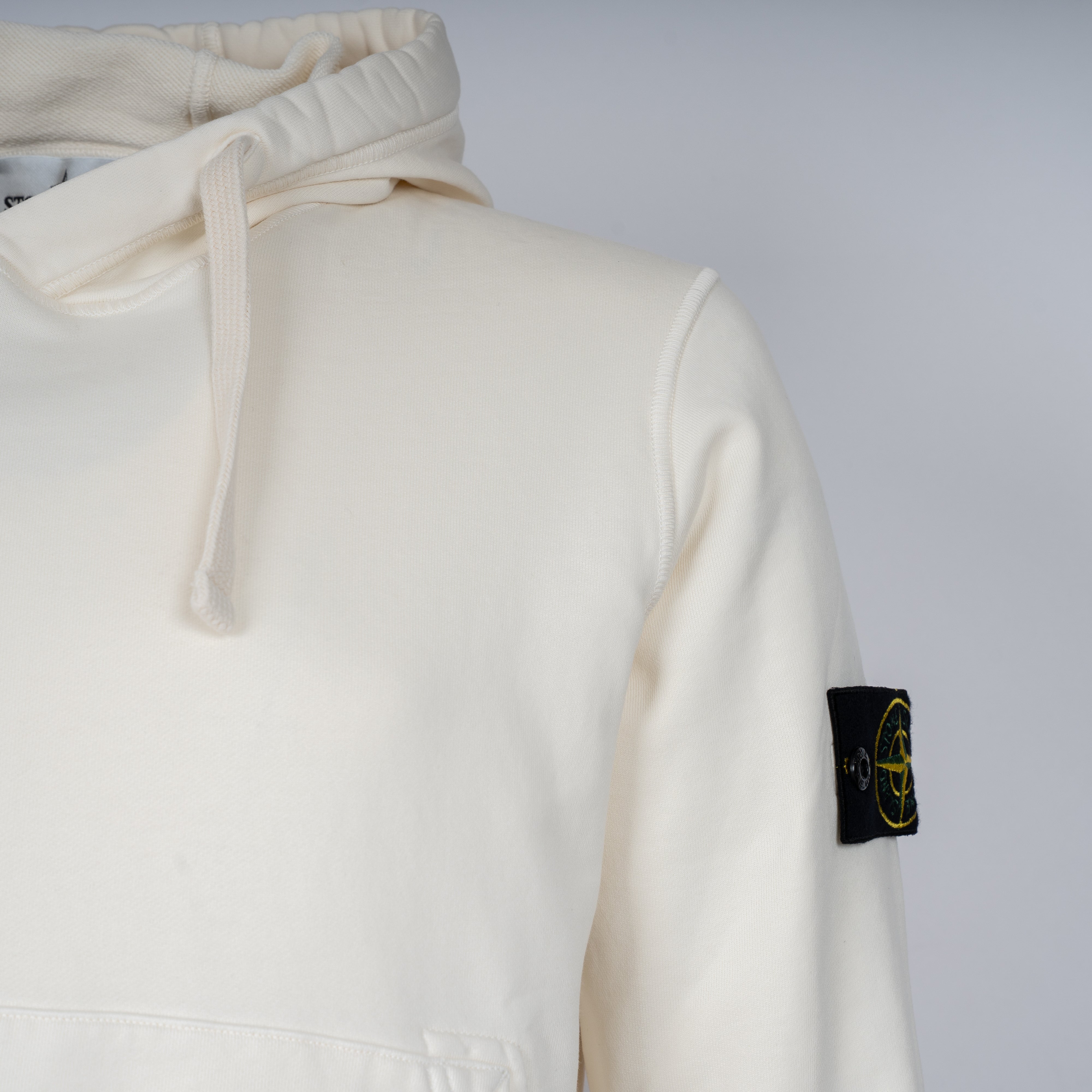 Stone Island Hoodie Crème | Cotton Fleece