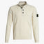 Stone Island Gebreide Trui met Knopenlijst Crème | Lambswool